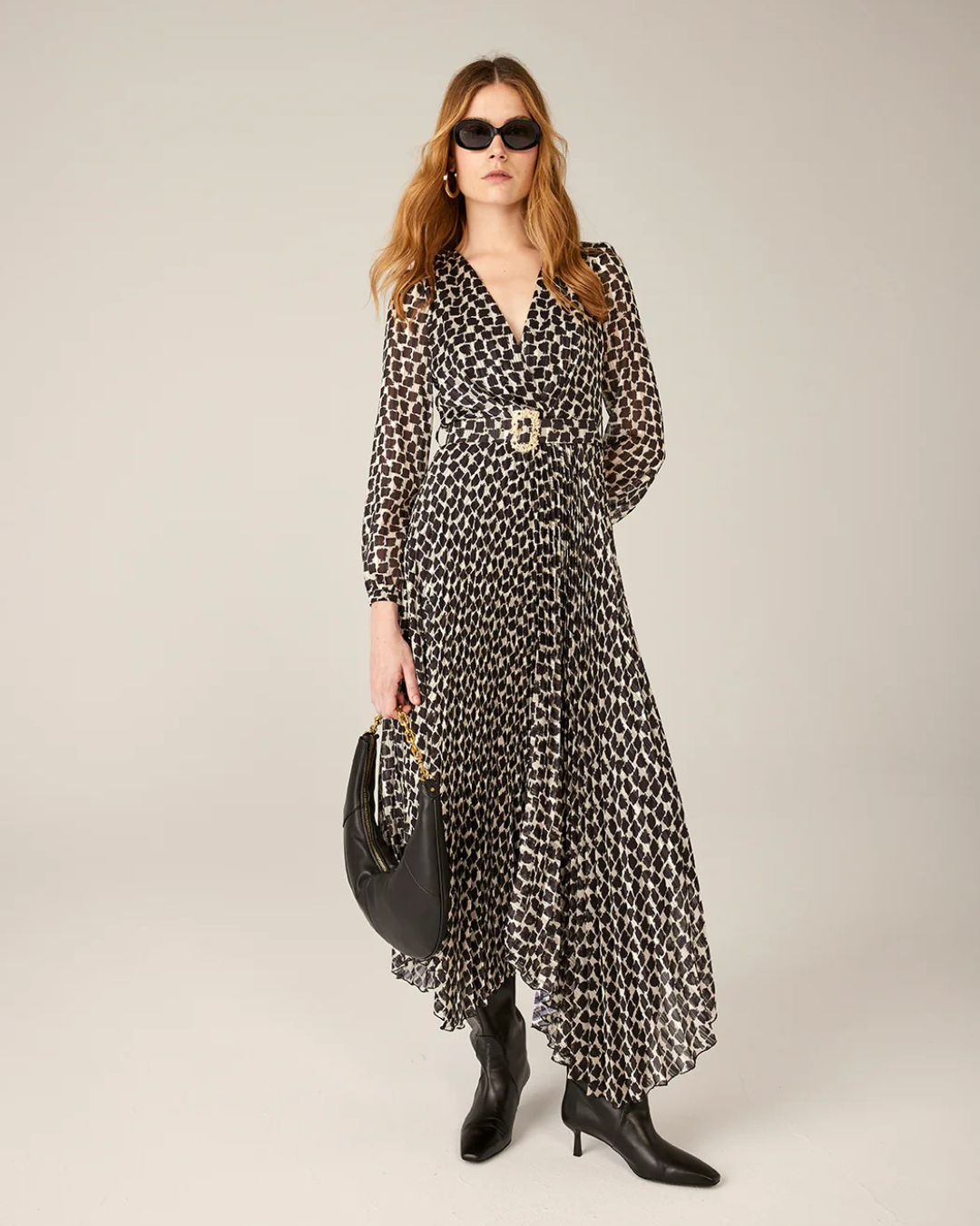 ‼️ 1 left ‼️ size 14 - Carla Ruiz - 51072 - PLEATED DRESS