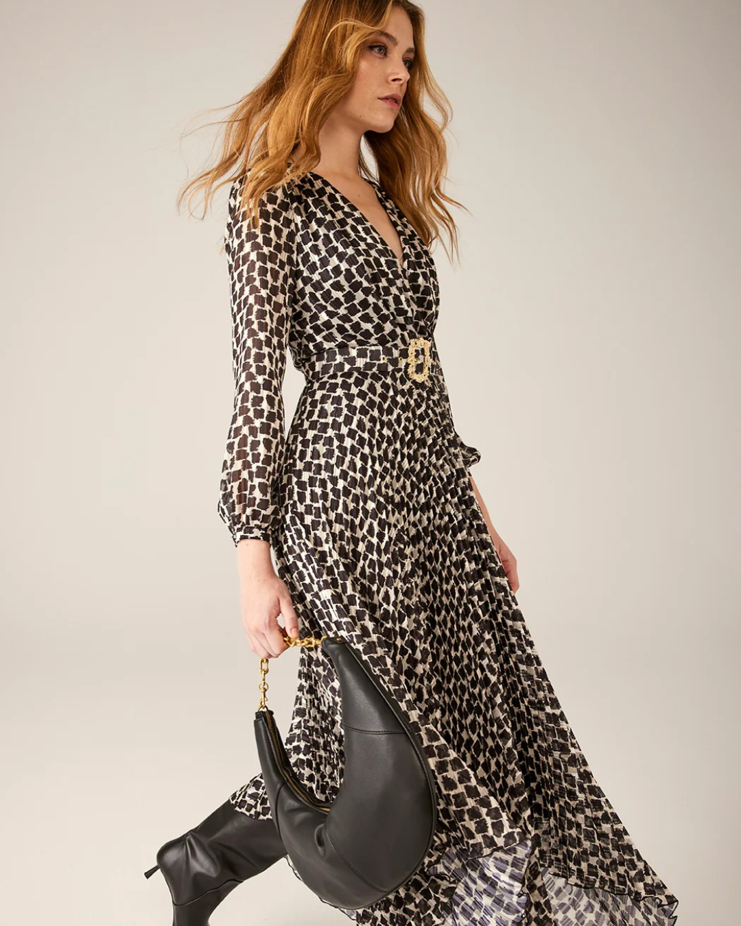 ‼️ 1 left ‼️ size 14 - Carla Ruiz - 51072 - PLEATED DRESS