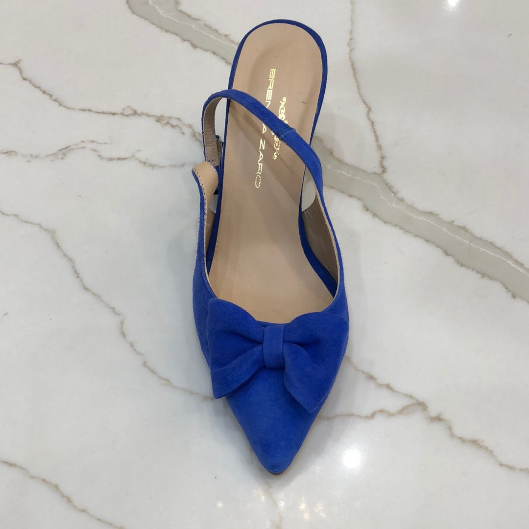 Size 6 Brenda Zaro 4505 - Princess Blue - Suede