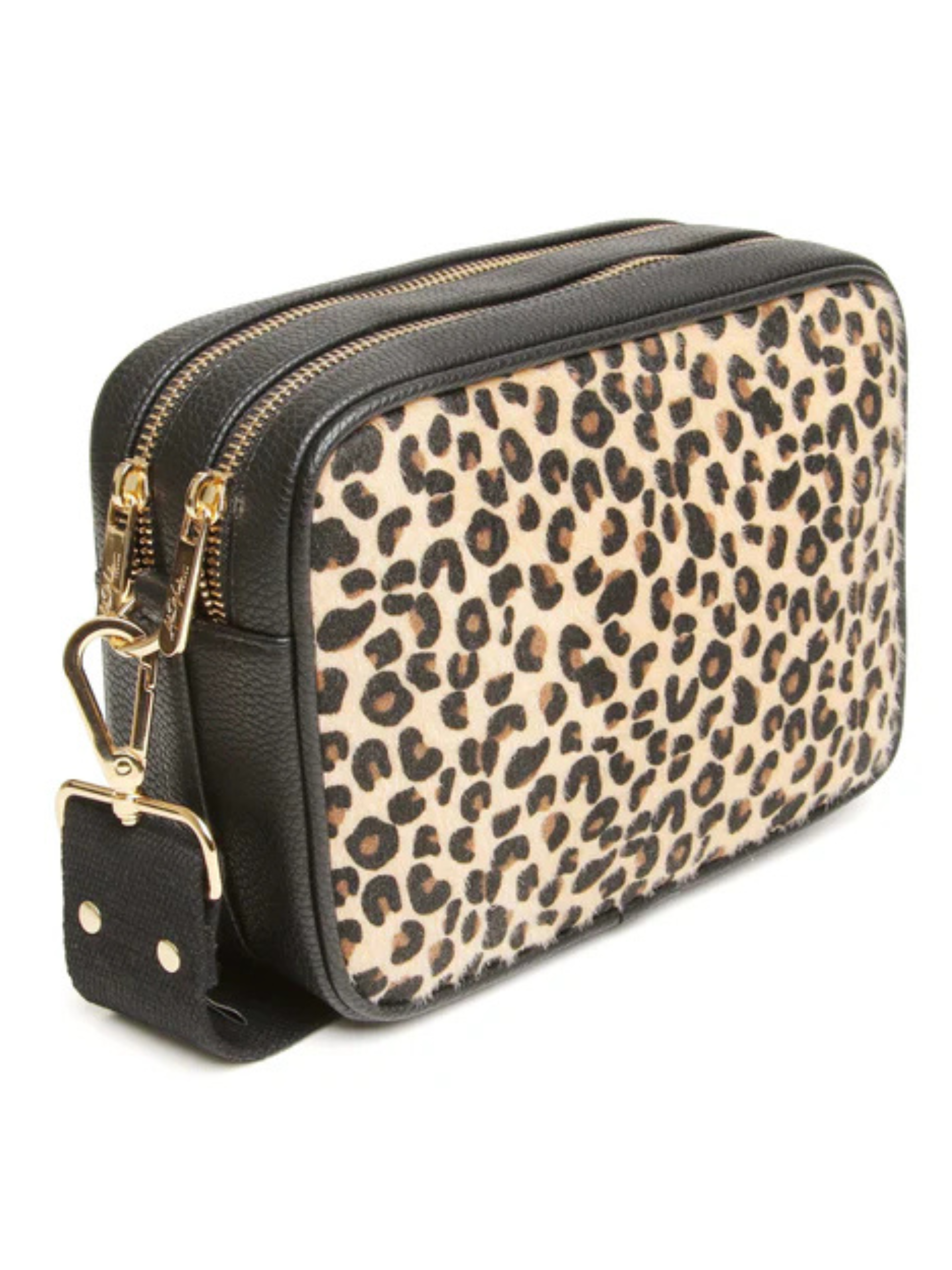 Alice Wheeler AW6032 Soho Cross Body Bag with dual straps, two zipped compartments, and internal pocket – stylish bronze crossbody handbag for everyday wear.