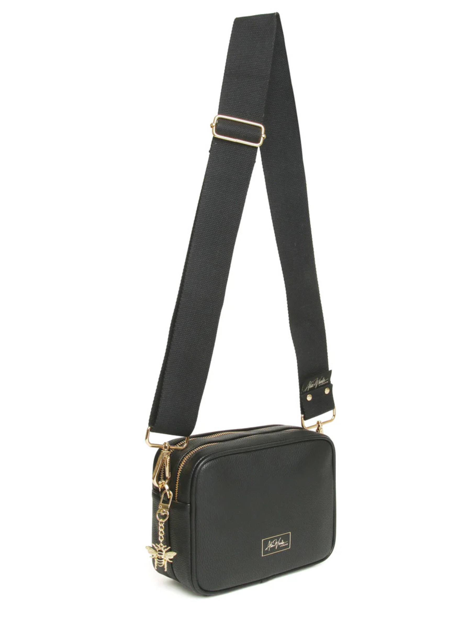 Alice Wheeler AW6032 Soho Cross Body Bag with dual straps, two zipped compartments, and internal pocket – stylish bronze crossbody handbag for everyday wear.