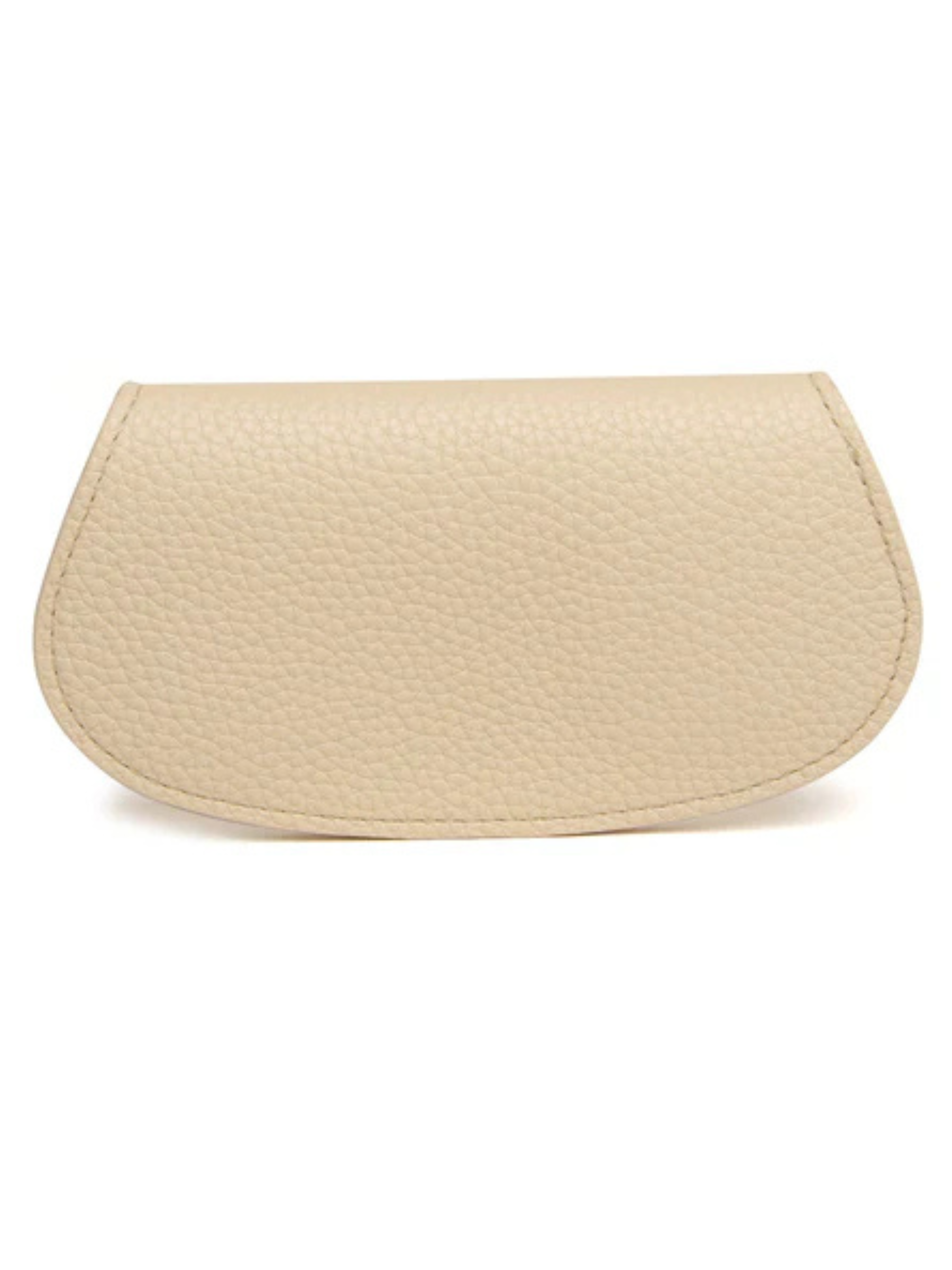 Alice Wheeler Glasses Case – vegan leather eyeglass case with padded interior, secure push-button closure and stylish textured finish, protective case for women’s eyewear.