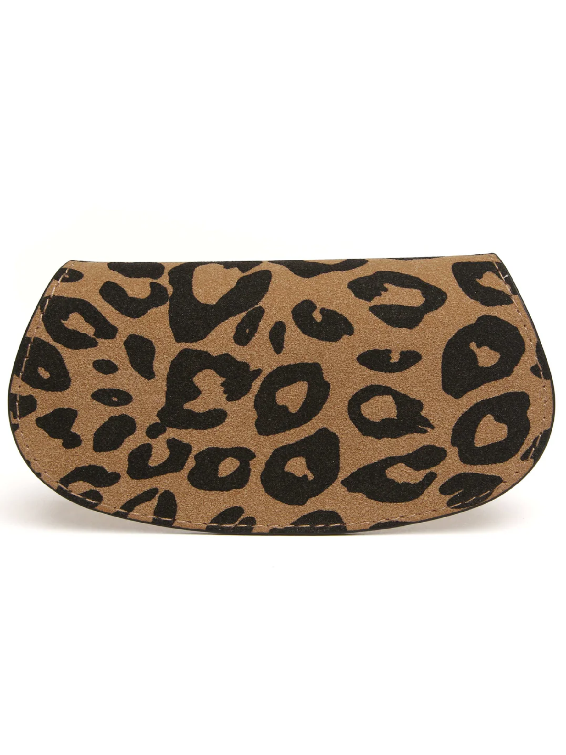 Alice Wheeler Glasses Case – vegan leather eyeglass case with padded interior, secure push-button closure and stylish textured finish, protective case for women’s eyewear.