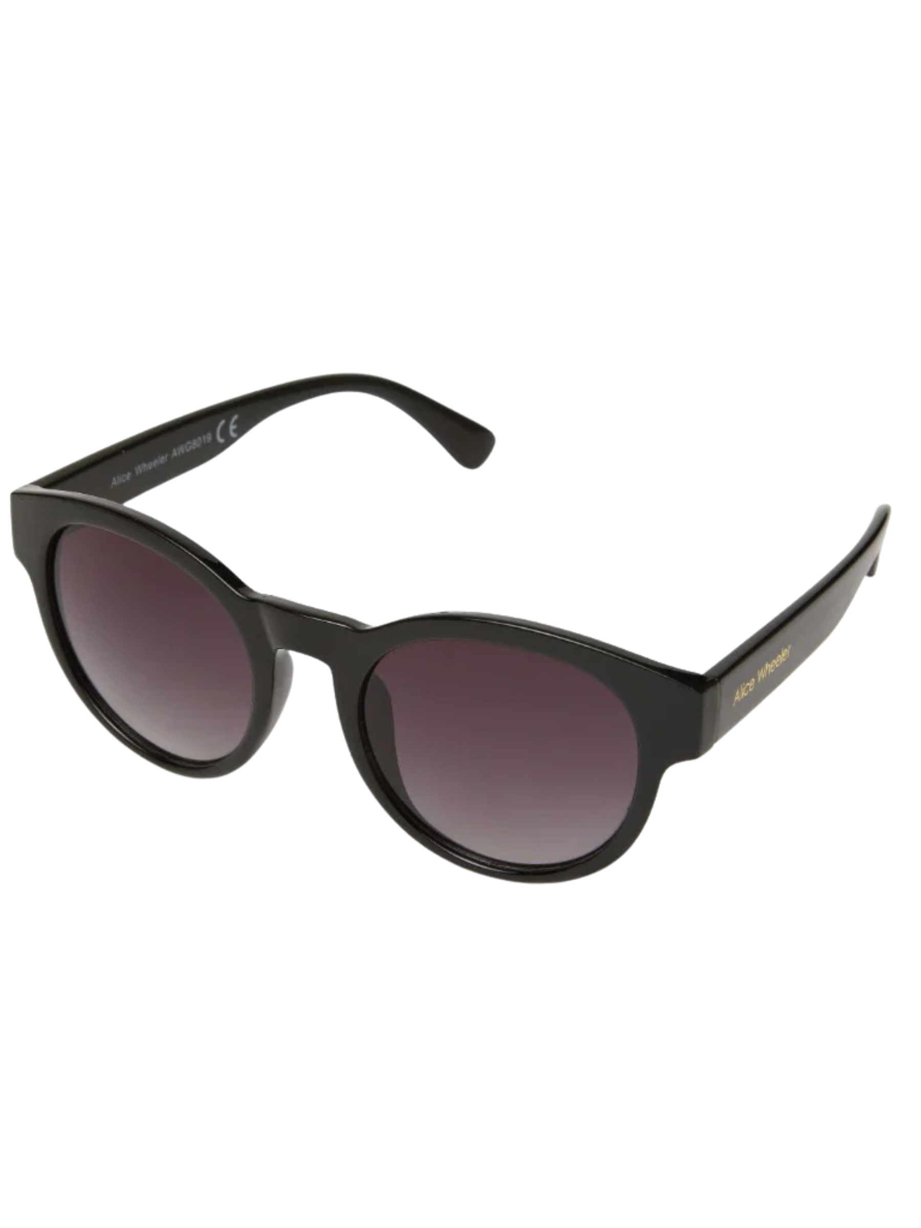 Alice Wheeler AWG8019 Monaco Black Glasses graduated tint sunglasses with UV400 protection