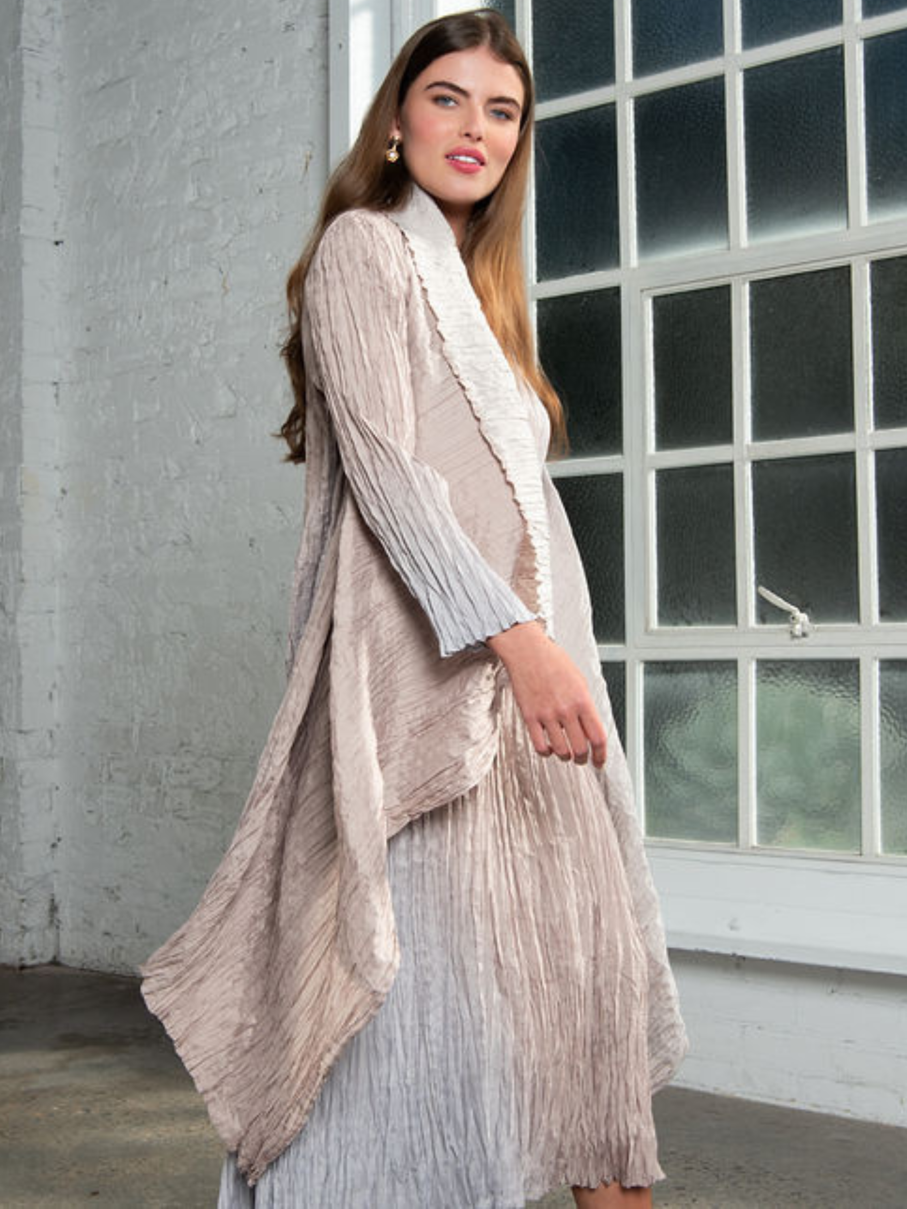 Alquema Silver Sand Dress & Coat
