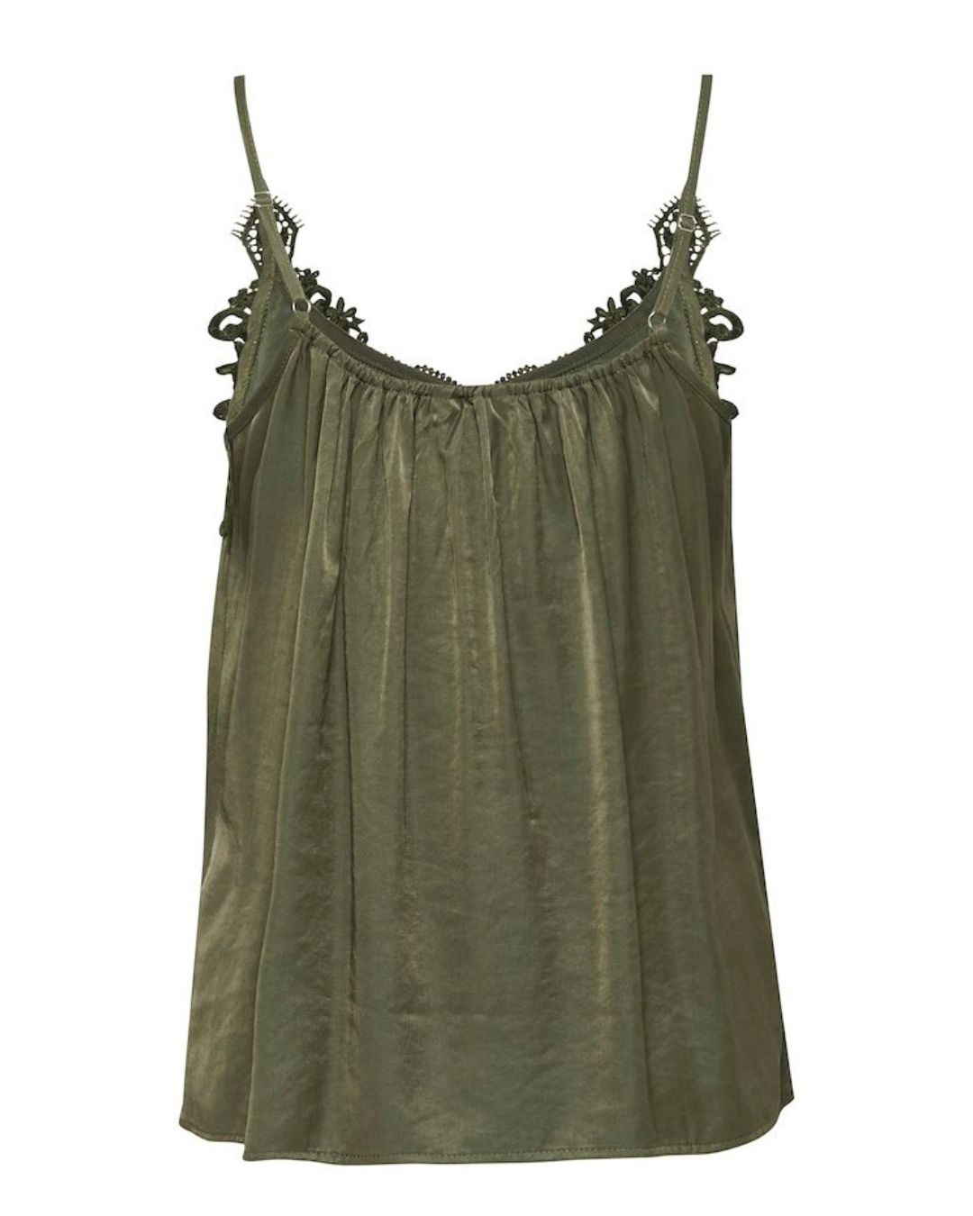 CREAM - ANNA TOP - OLIVE