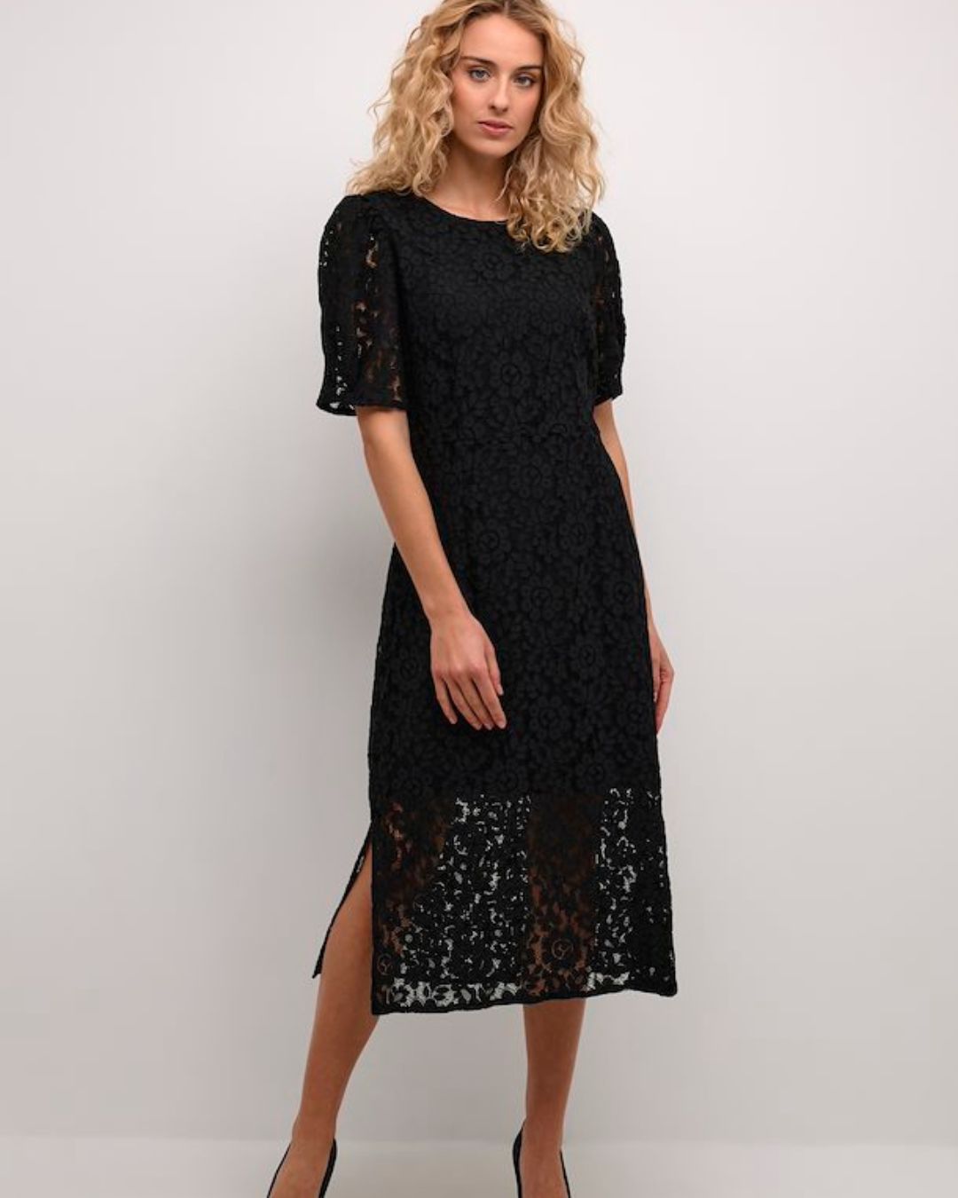 CREAM - EBANA DRESS - BLACK