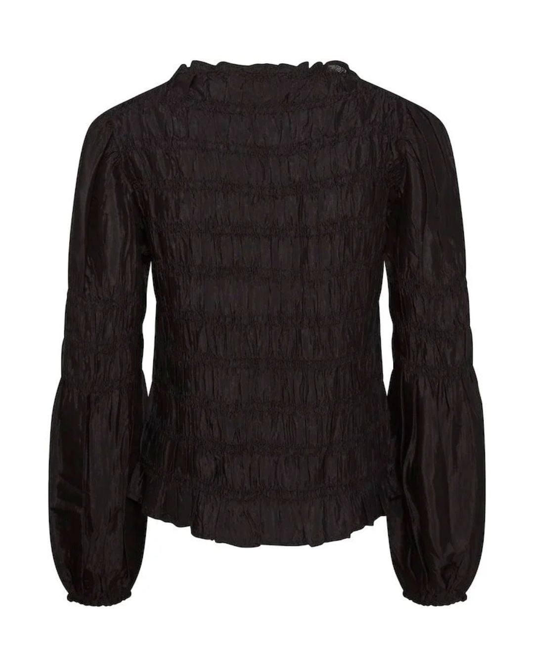 CREAM - HENVA BLOUSE - BLACK