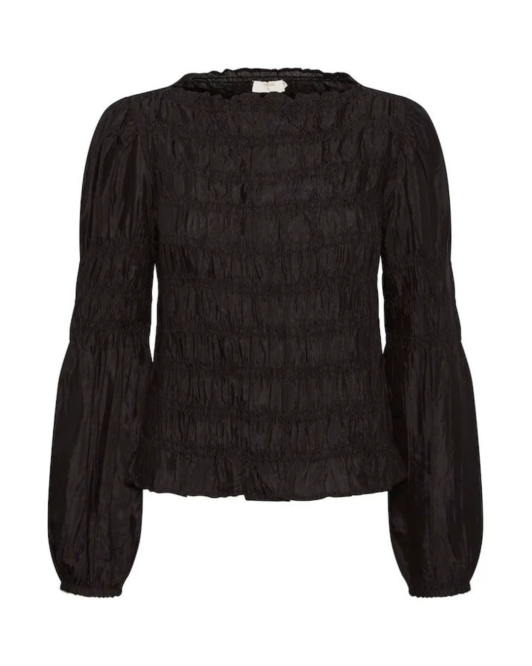 CREAM - HENVA BLOUSE - BLACK