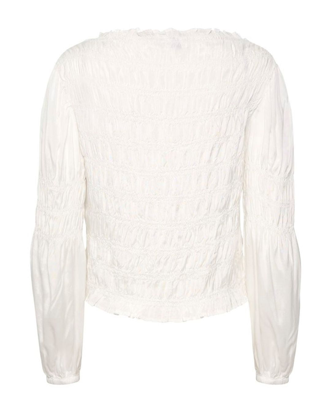 CREAM - HENVA BLOUSE - WHITE