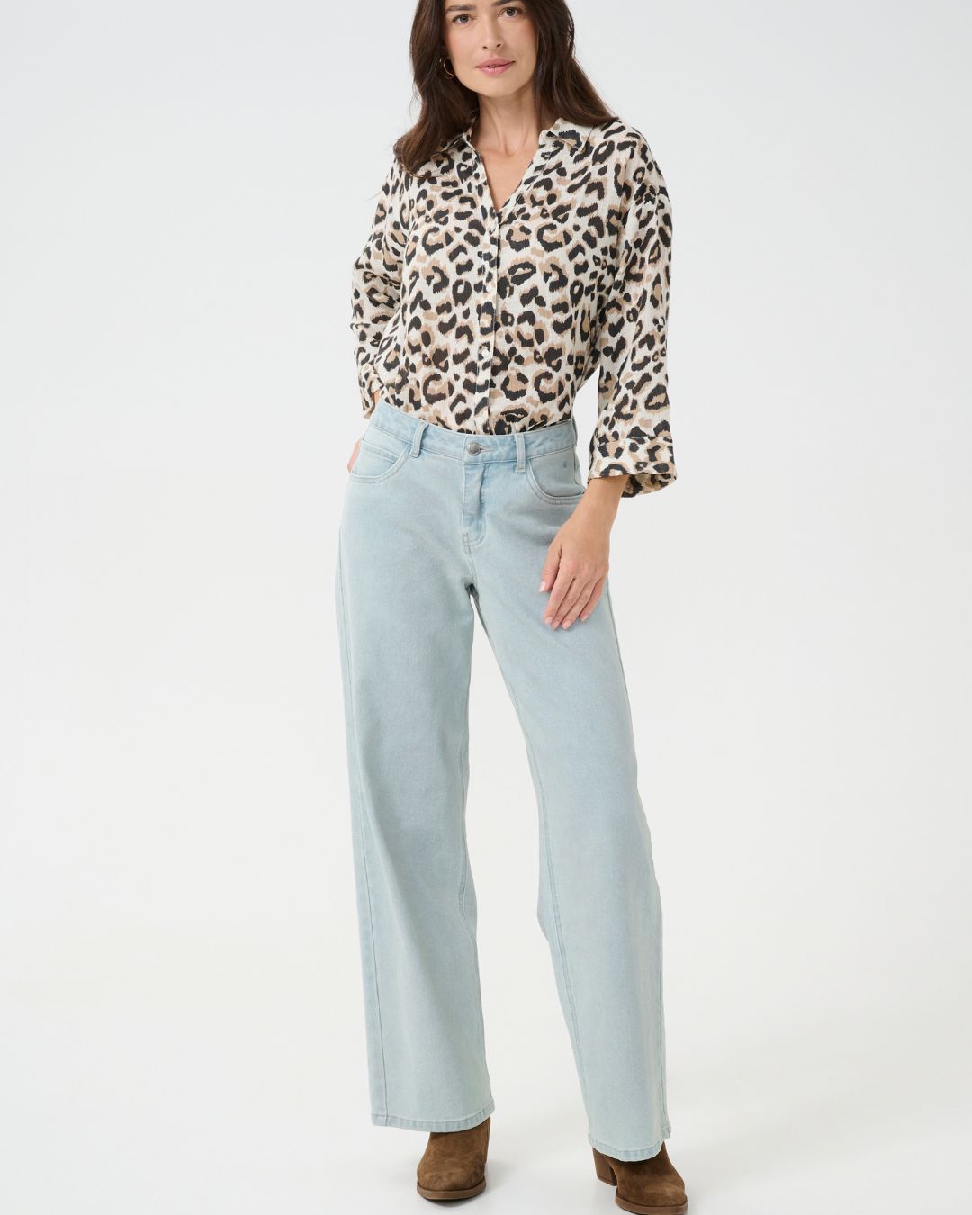 ‼️ 1 left ‼️ Sizes 10 CREAM - JOANNA JEANS - COCO FIT