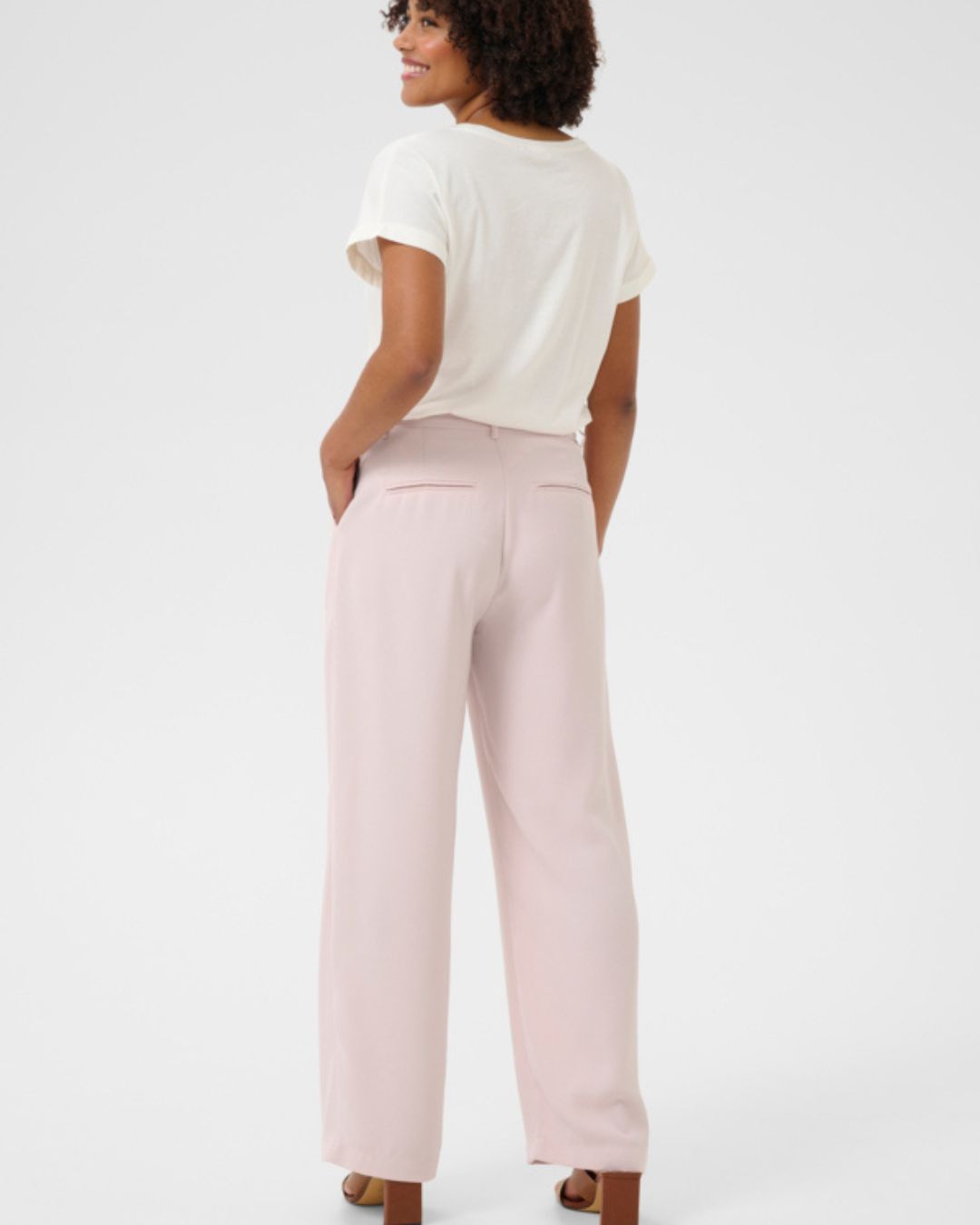 ‼️ 1 left ‼️ Size 14 CREAM - COCAMIA TROUSER - SEPIA ROSE