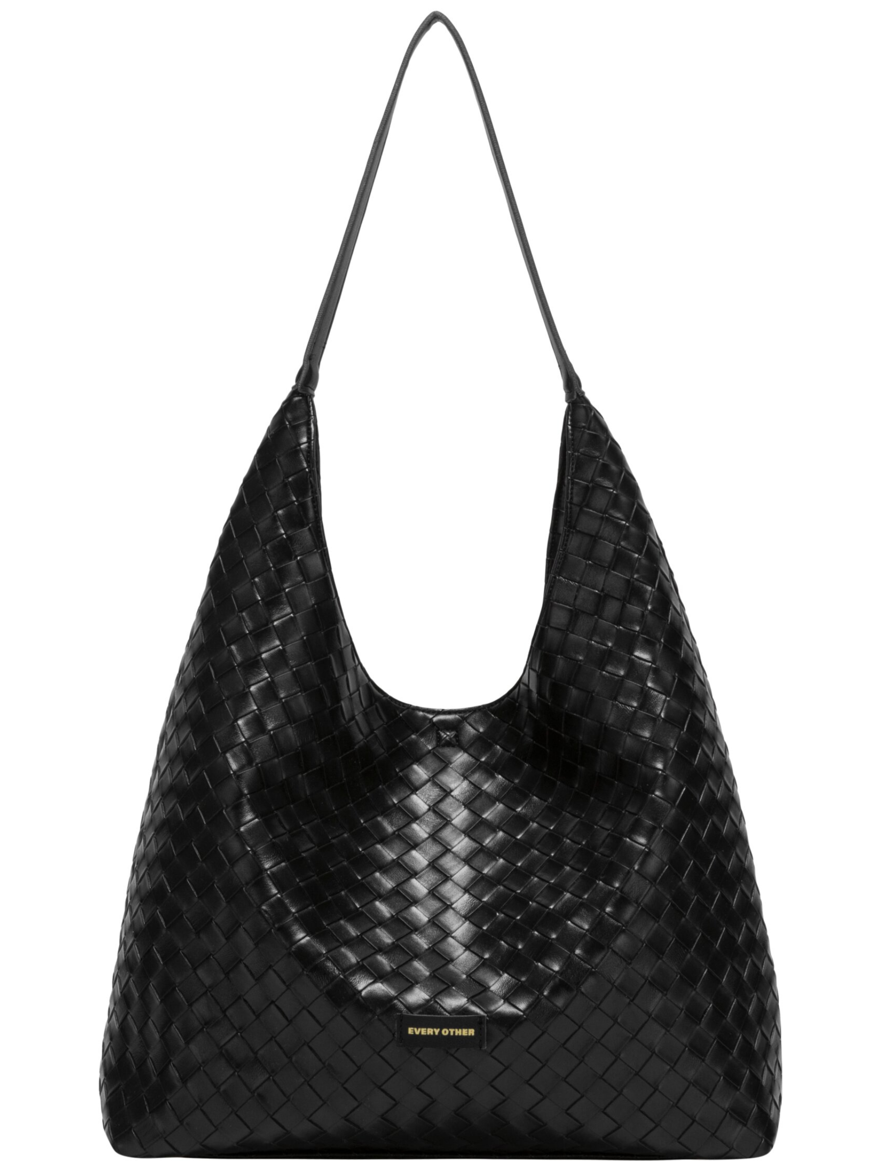 Every Other 12174 Single Strap Bag with woven-effect finish and slouchy shoulder bag shape