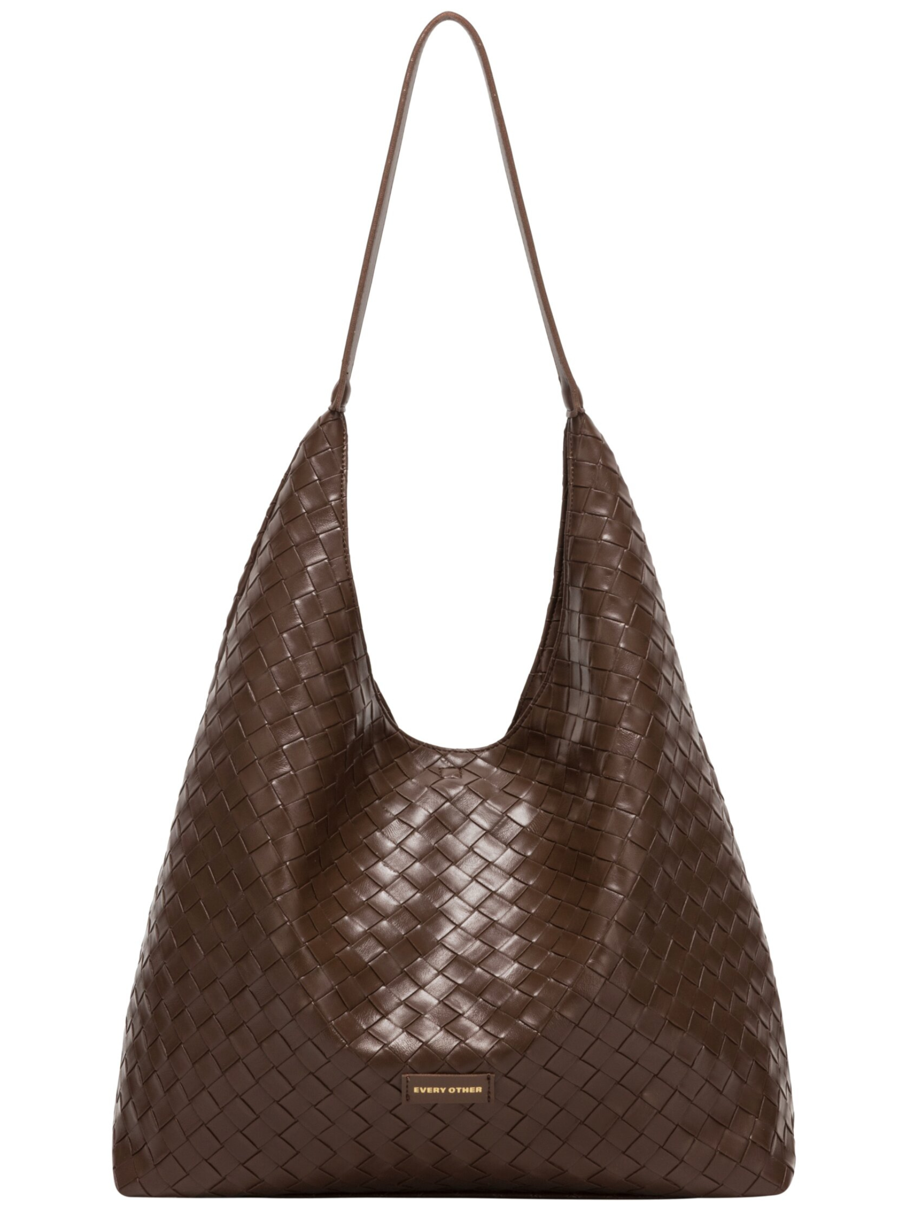 Every Other 12174 Single Strap Bag with woven-effect finish and slouchy shoulder bag shape