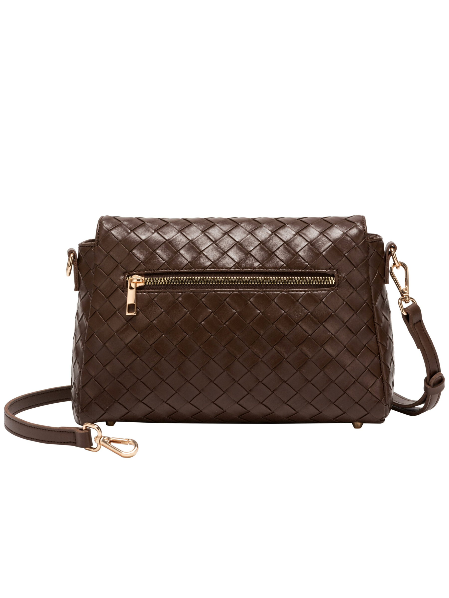 Every Other 12176 Flap Over Bag with woven-effect finish, flap front and detachable shoulder and crossbody straps