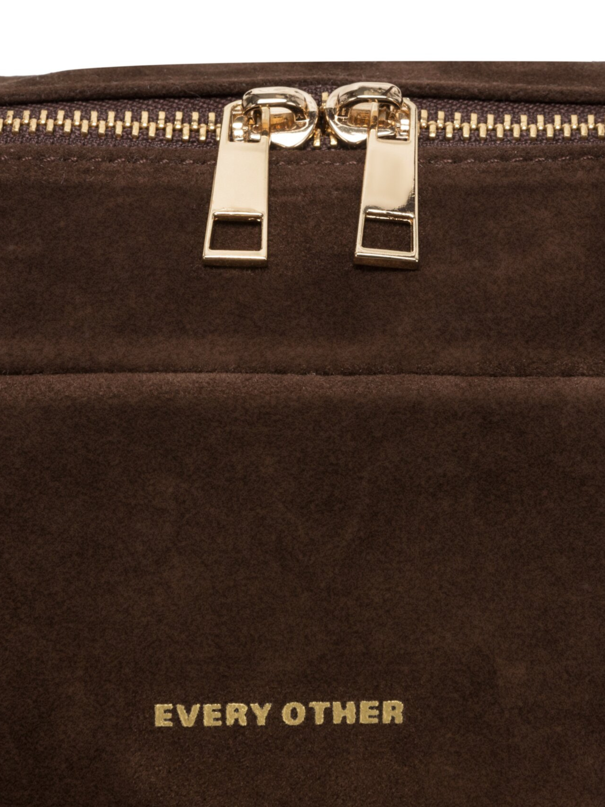 Every Other 12191 Suede Effect Bag with top handles, detachable shoulder strap and zip fastening