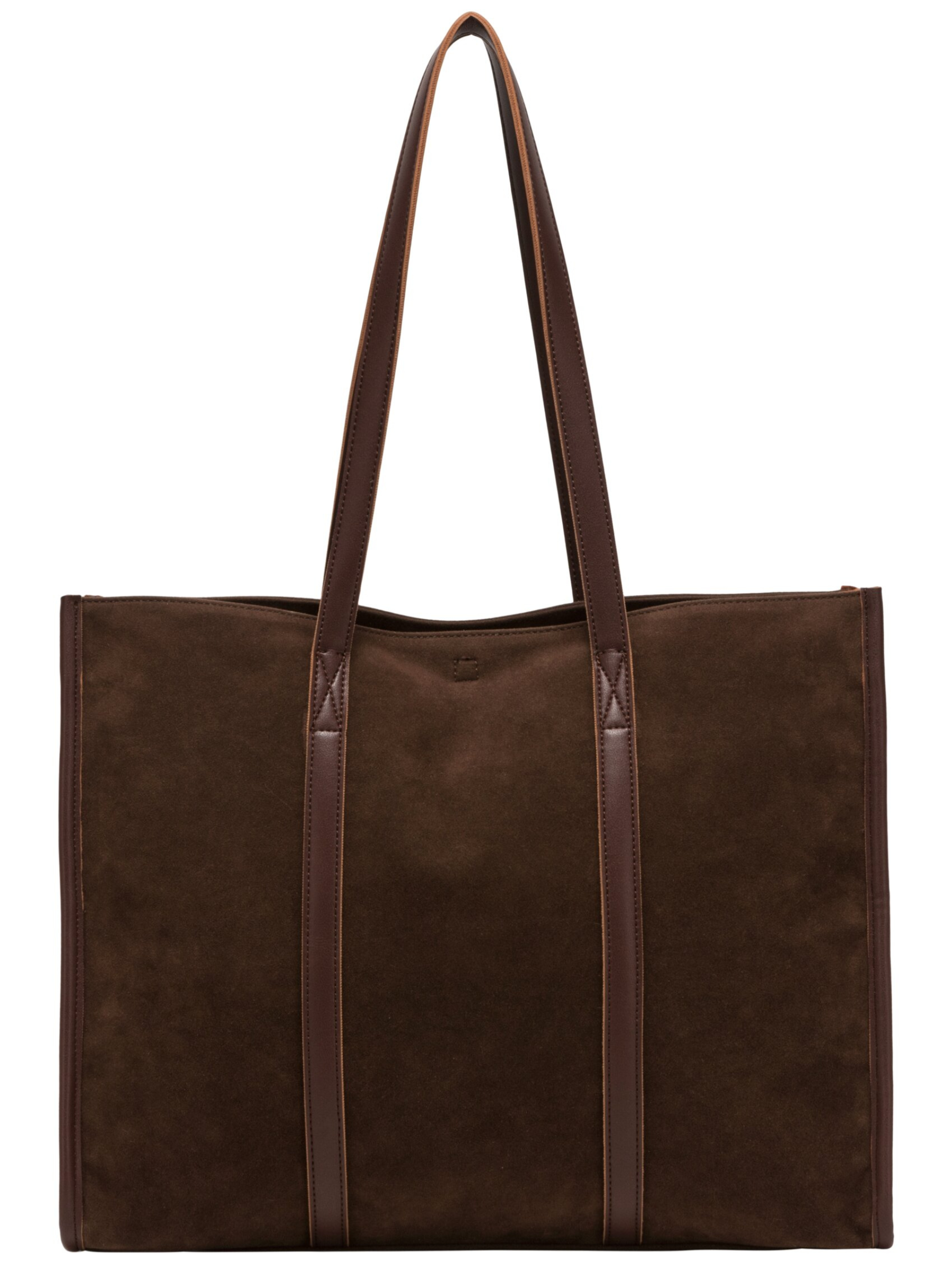 Every Other 12193 Suede Effect Large Tote Bag with long shoulder straps and spacious tote design