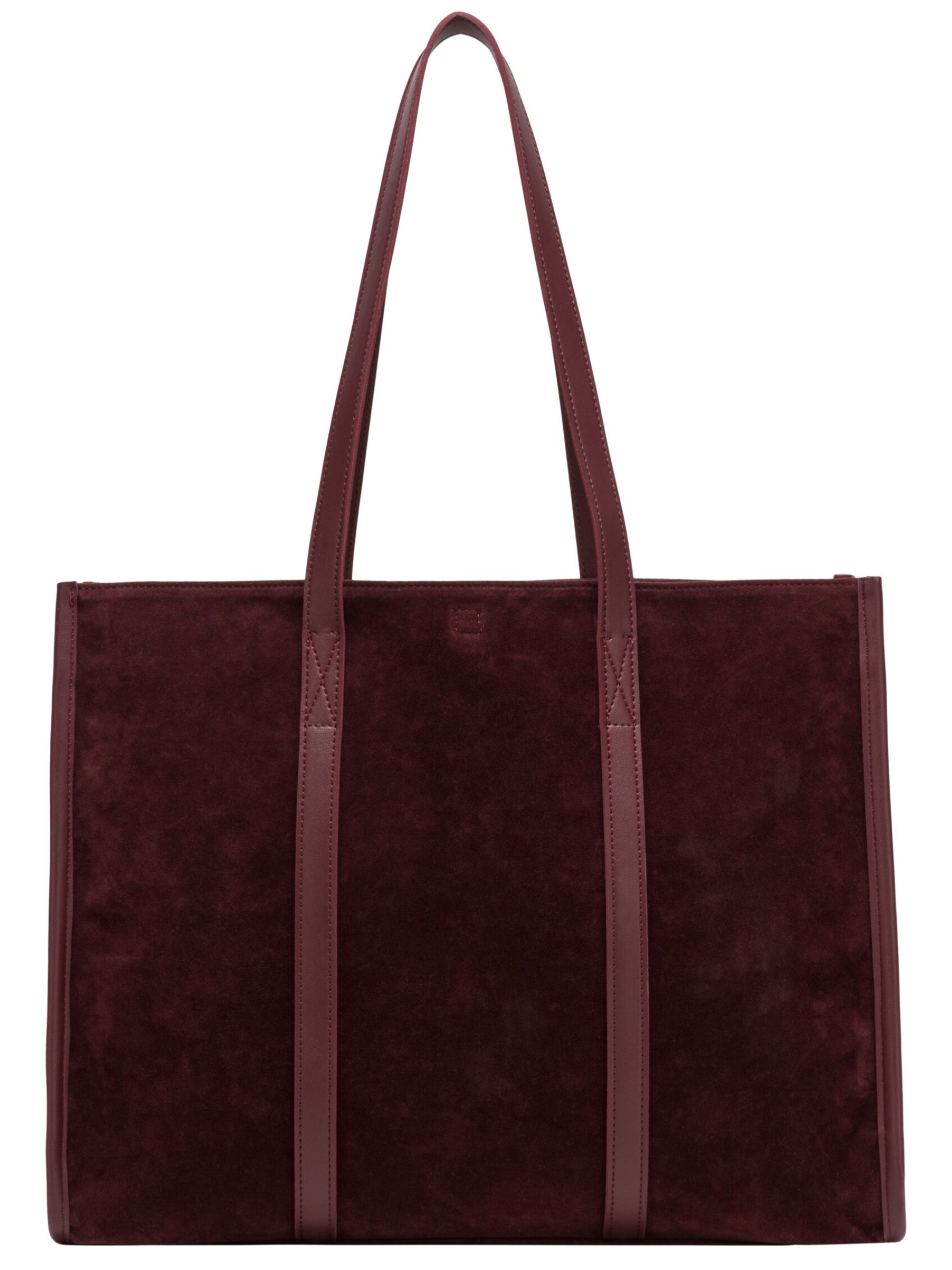 Every Other 12193 Suede Effect Large Tote Bag with long shoulder straps and spacious tote design
