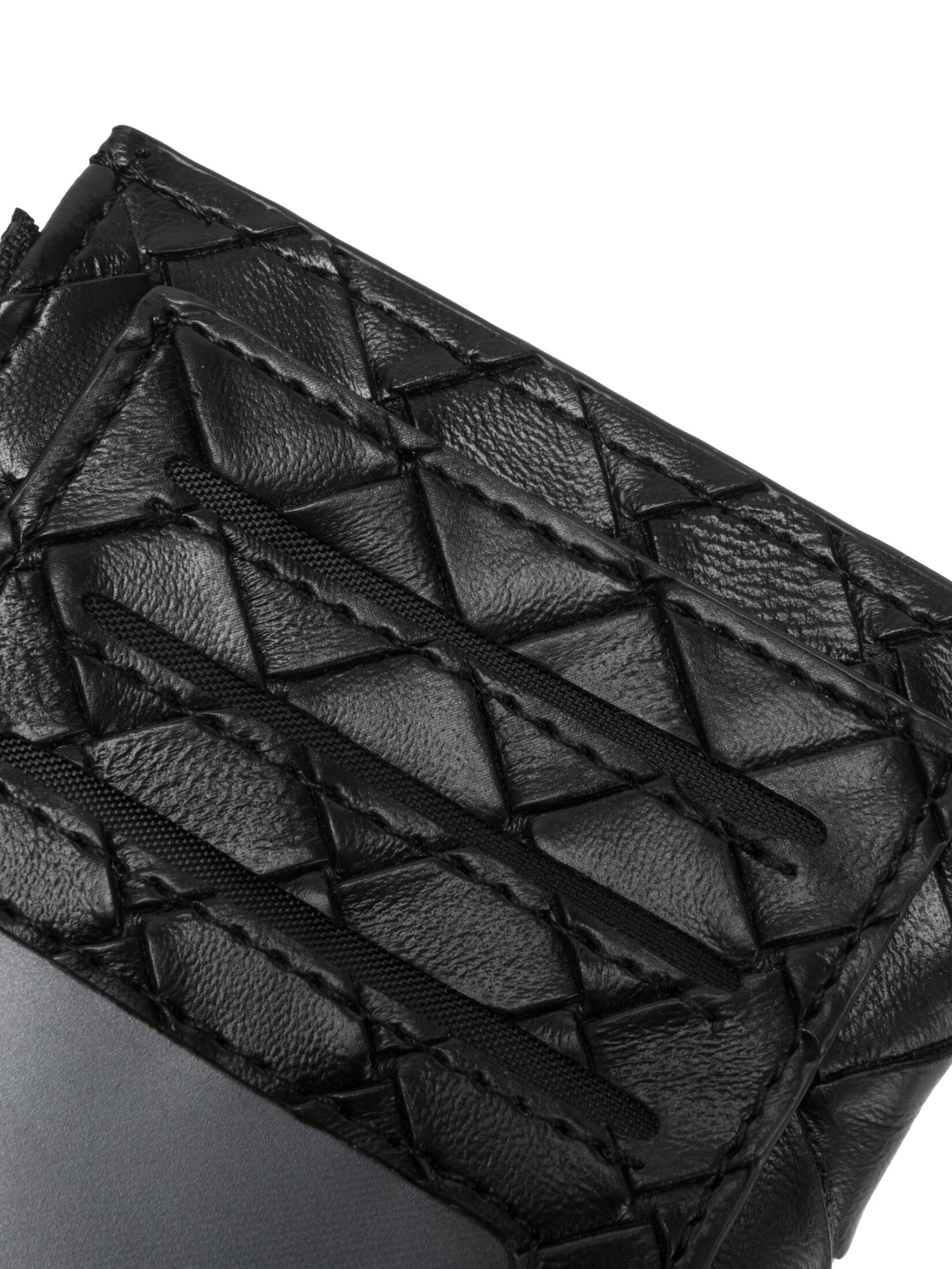Every Other 12201 Woven Card Holder with zip-top compartment, card slots and ID window