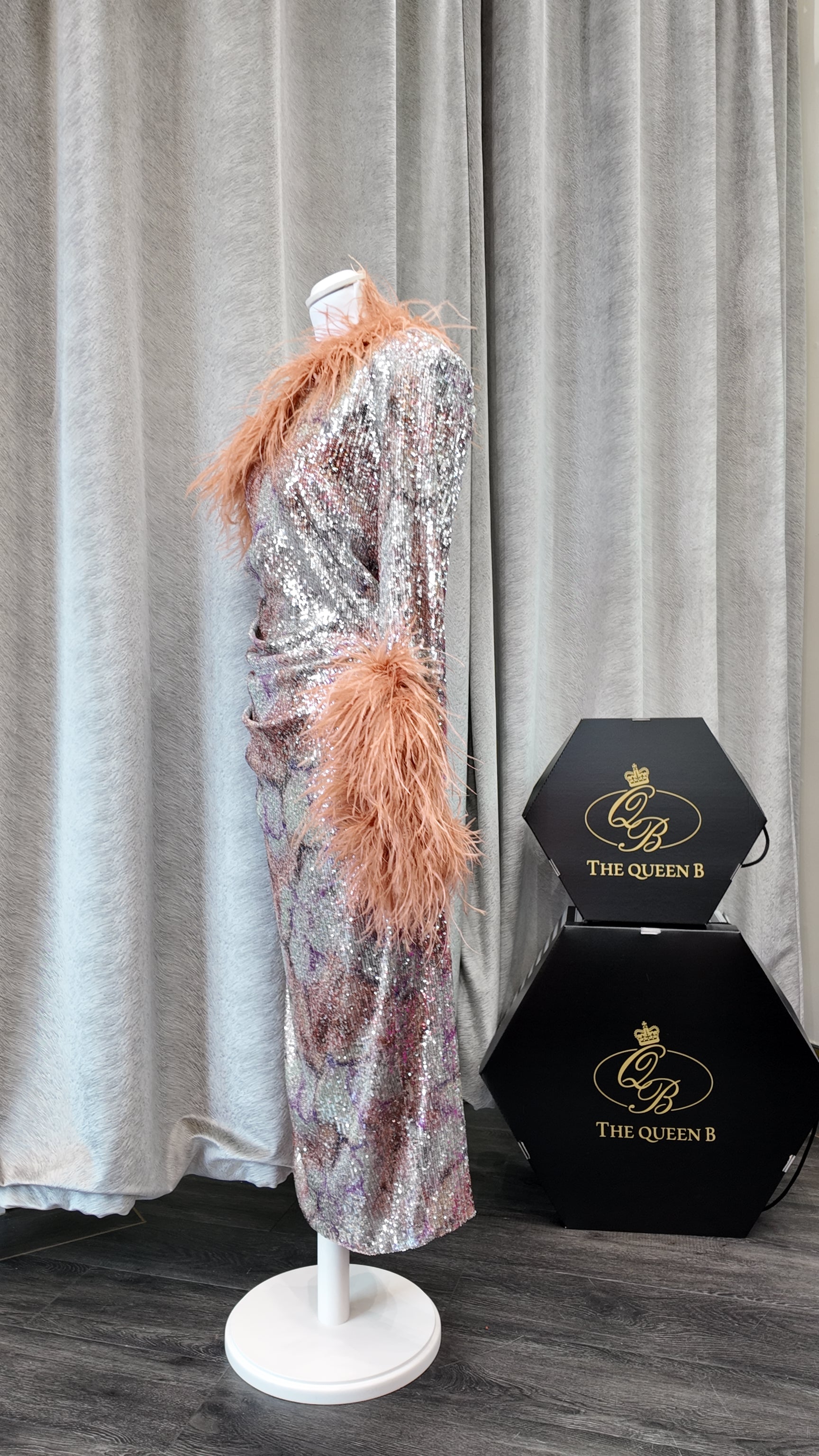 Size 14/16 Kevan Jon - CAMILLE KNEE - CORAL