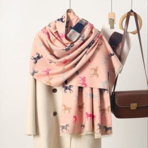 PCHA WS075 Horse Print Scarf