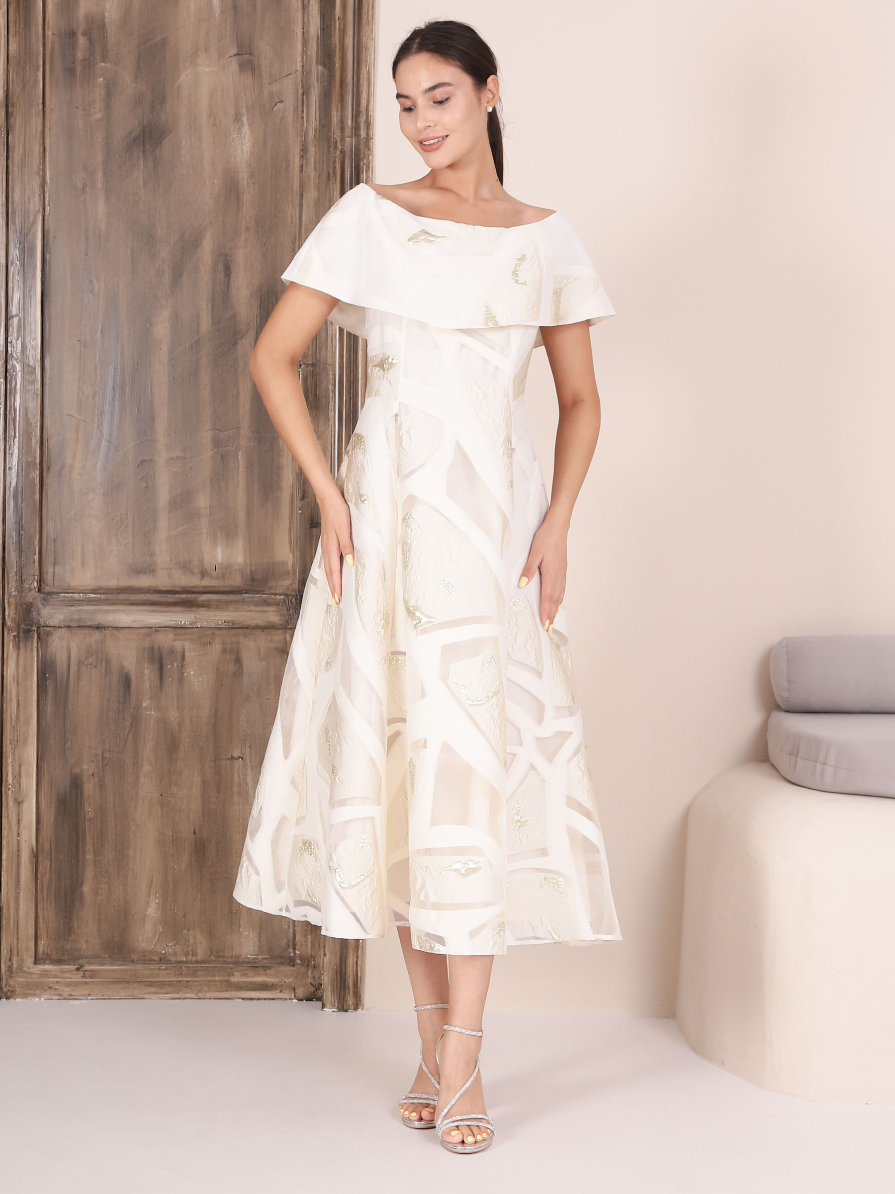 Lizabella 2358 - 21 Gold Dress Lizabella 2358 - 21 Gold Dress