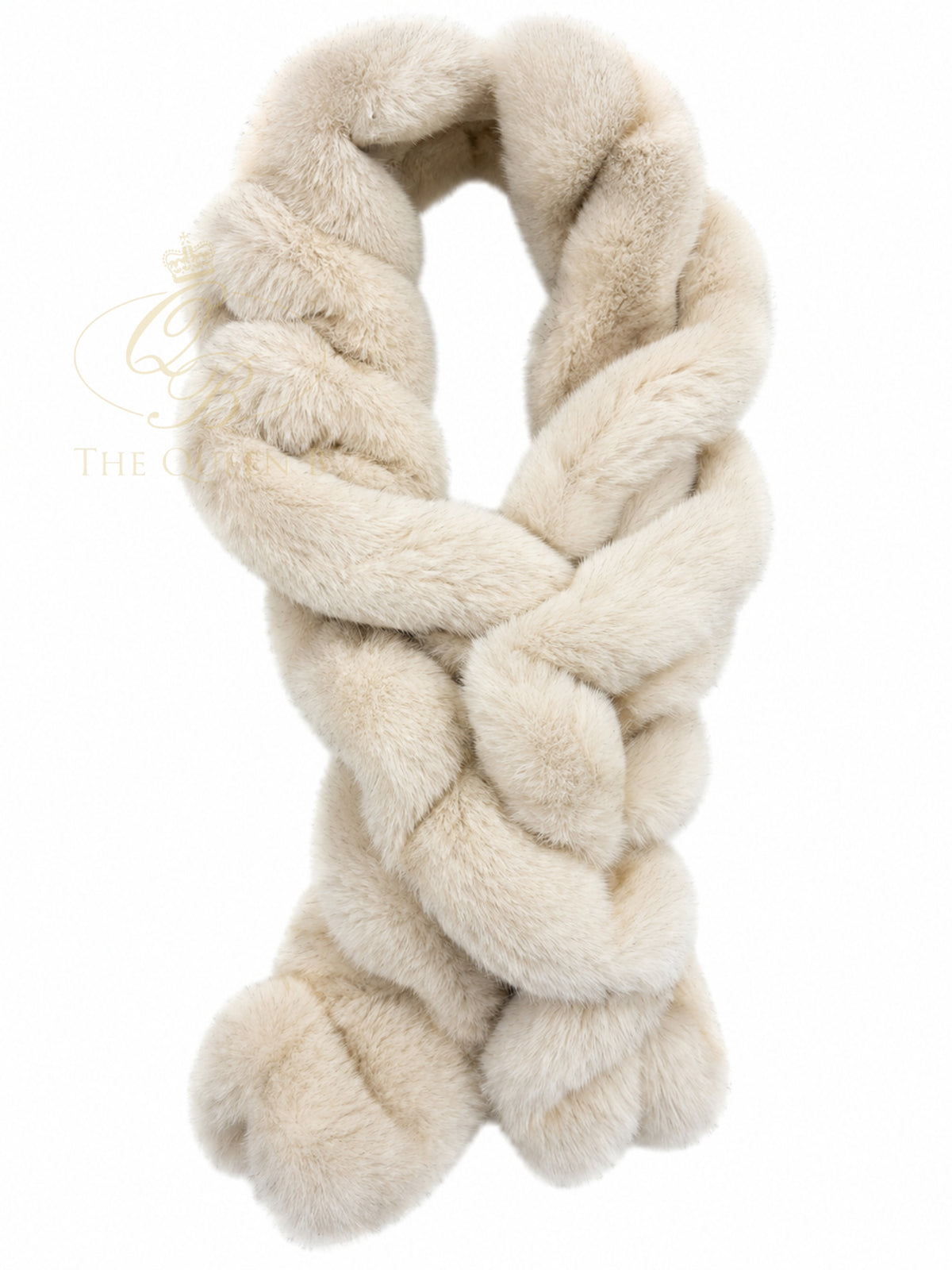 Malissa J GC22251 Faux Fur Collar Scarf with plush faux fur texture and an sculpted design.
