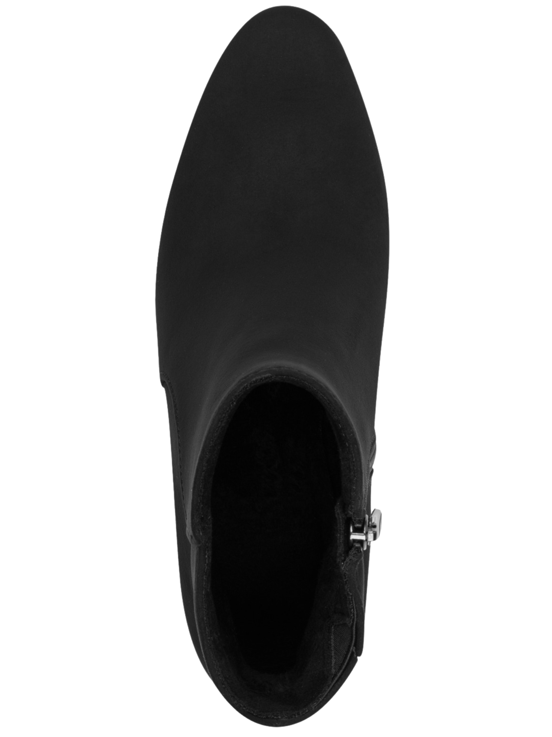 Marco Tozzi 25364 001 Black Boot textile ankle boot with side zip fastening and 45mm block heel