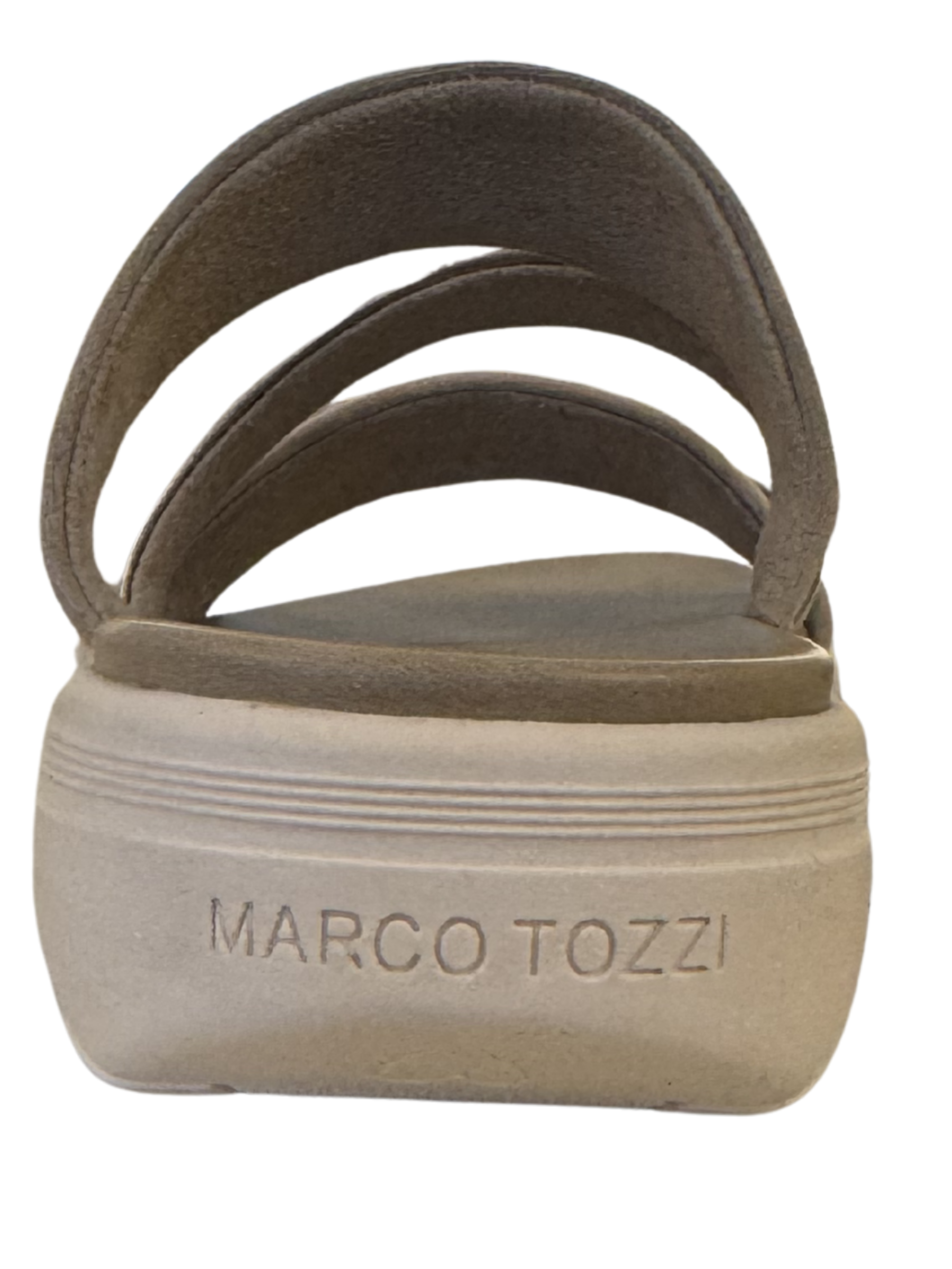 Marco Tozzi 27211 435 Dune Comb Sandal with multi-strap design and metallic detail.