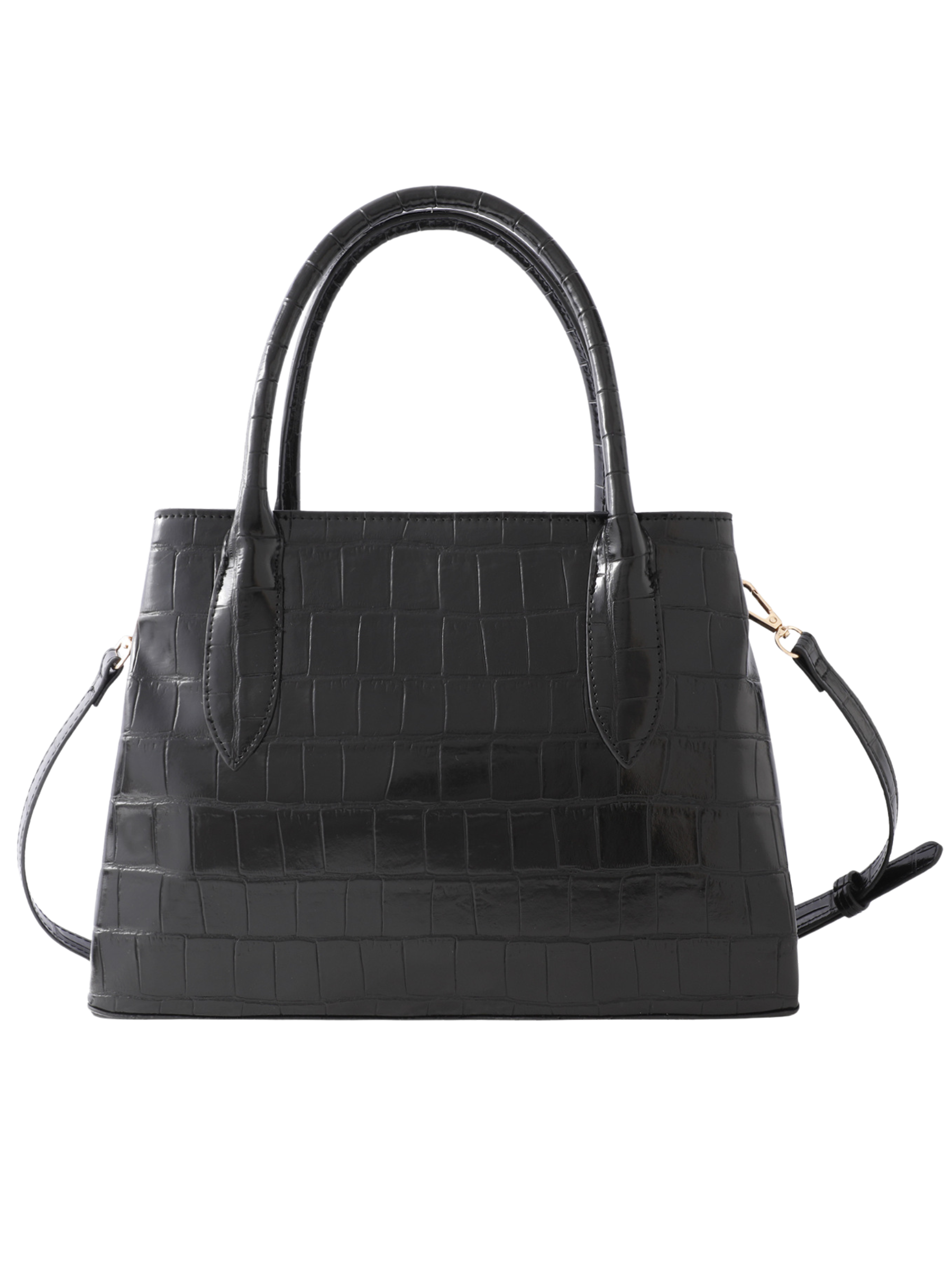 Marco Tozzi 61017 067 Handbag croco-effect structured handbag with top handles and shoulder strap