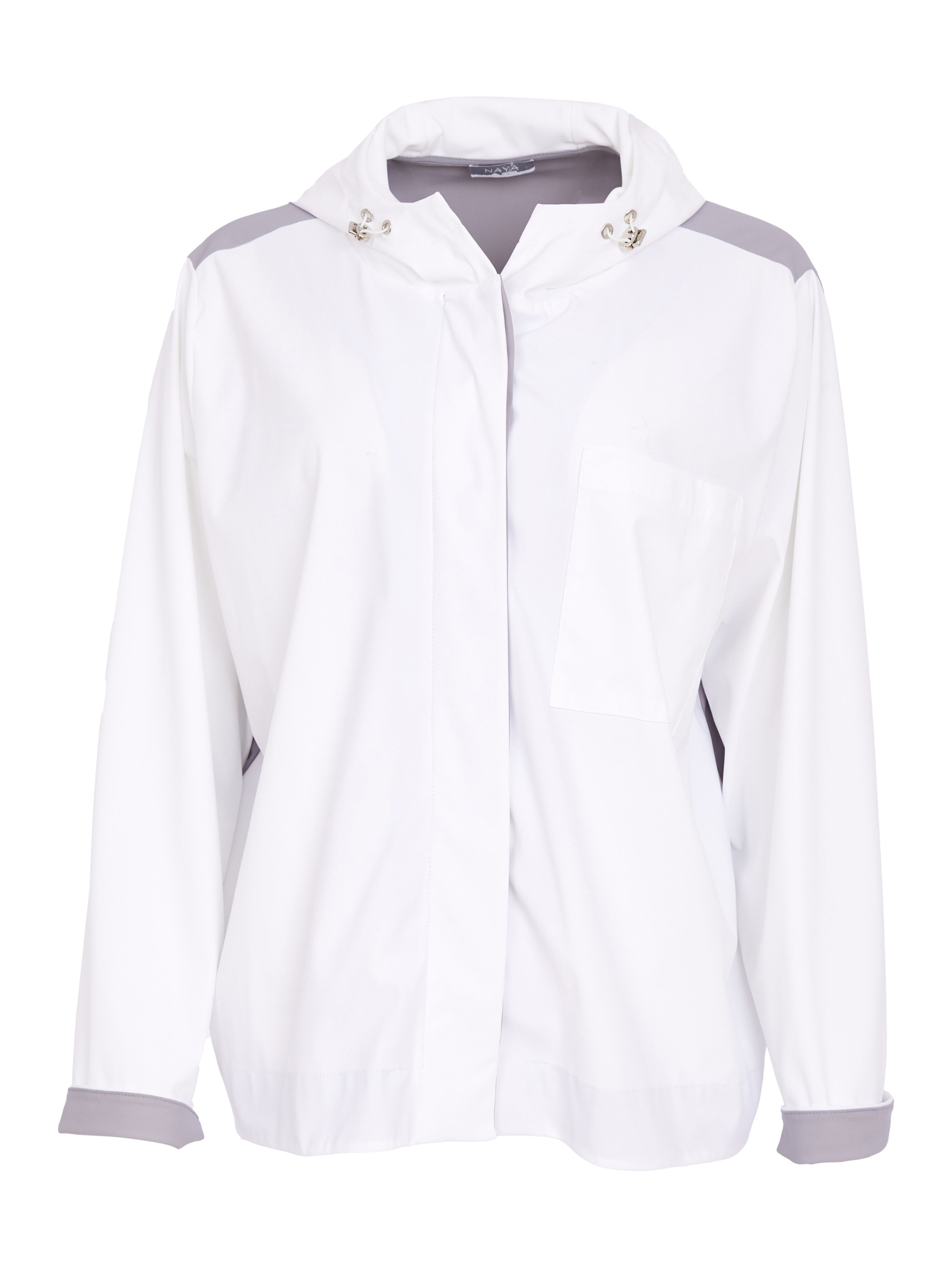 Naya NAS26 180 Hooded Jacket with relaxed fit and minimalist design.