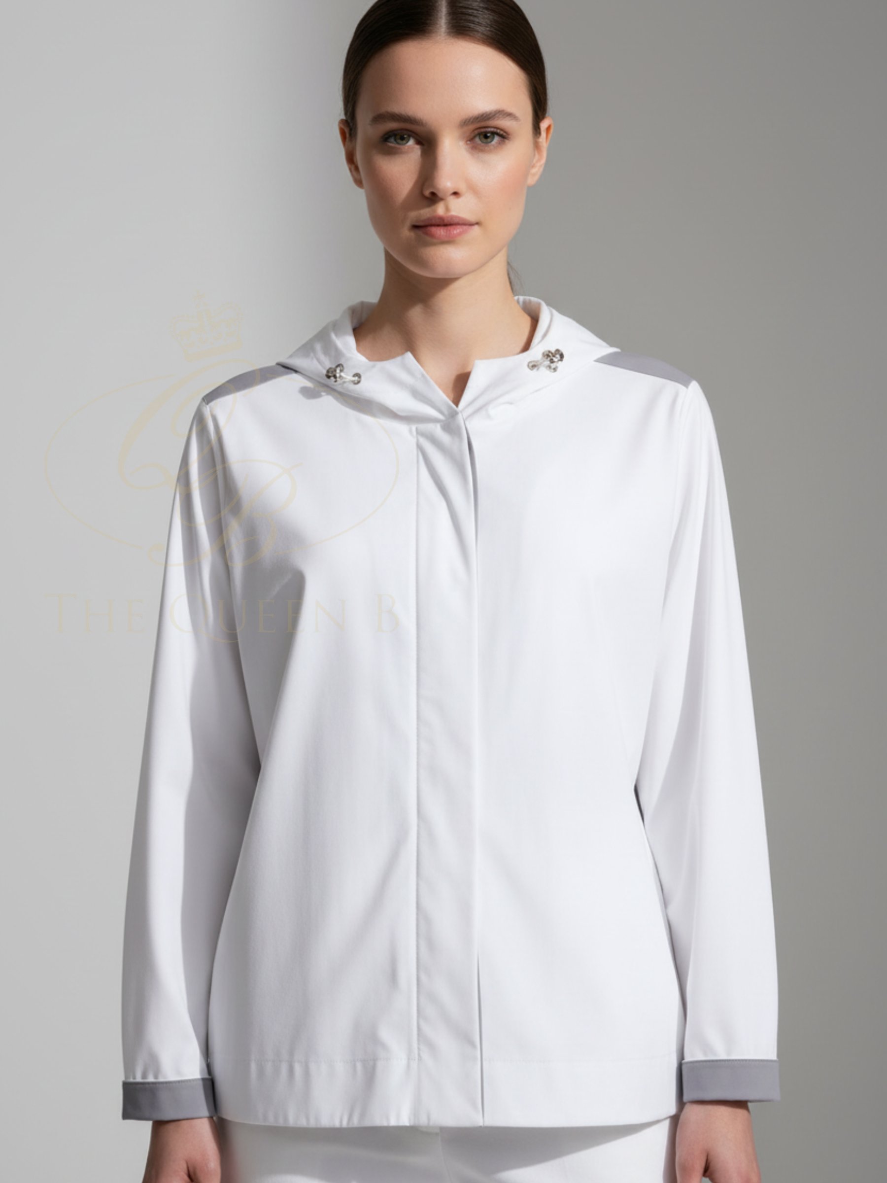 Naya NAS26 180 Hooded Jacket with relaxed fit and minimalist design.