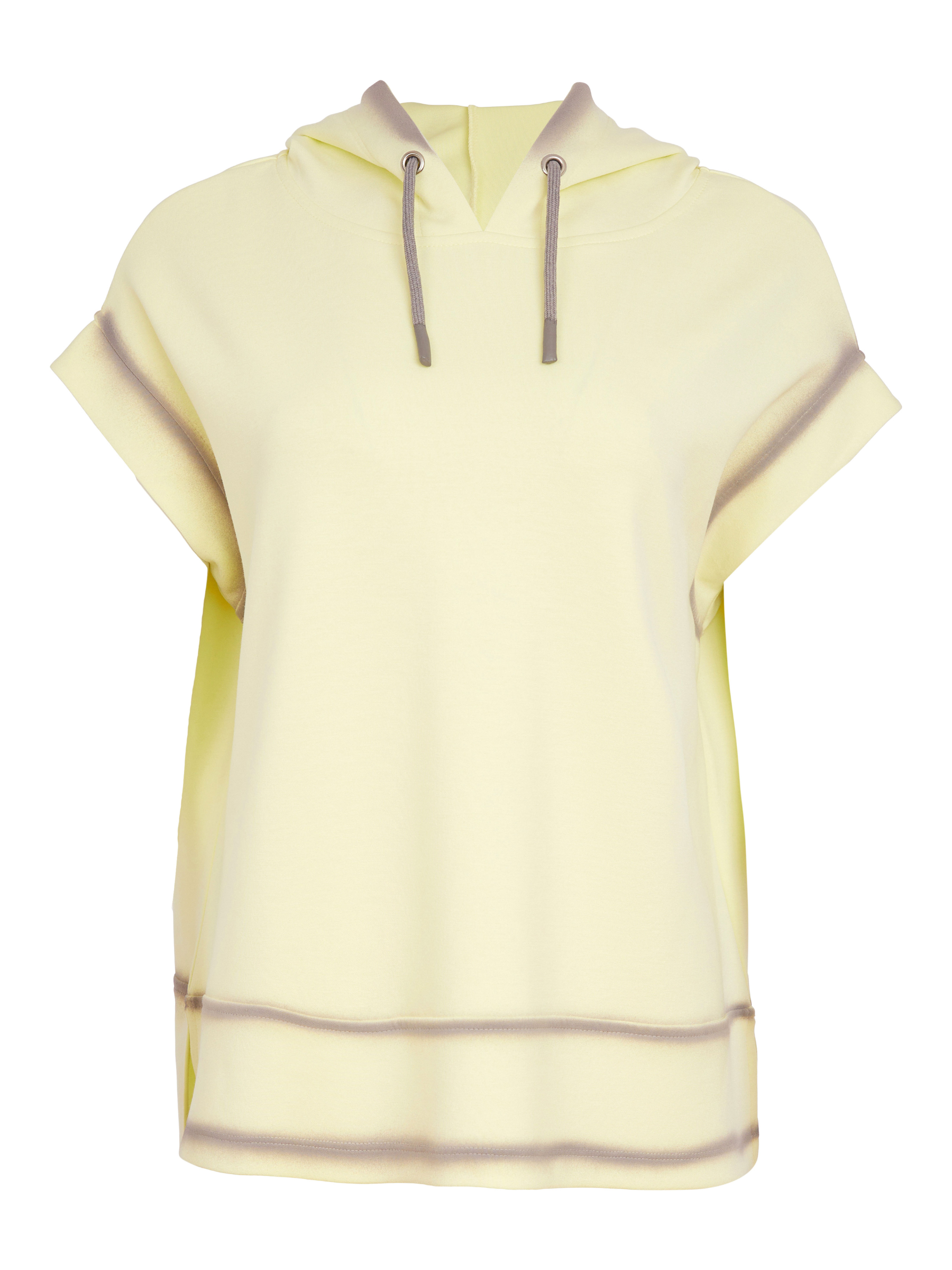 Naya NAS26 203 spray painted hooded top with relaxed fit, short sleeves and modern casual design.