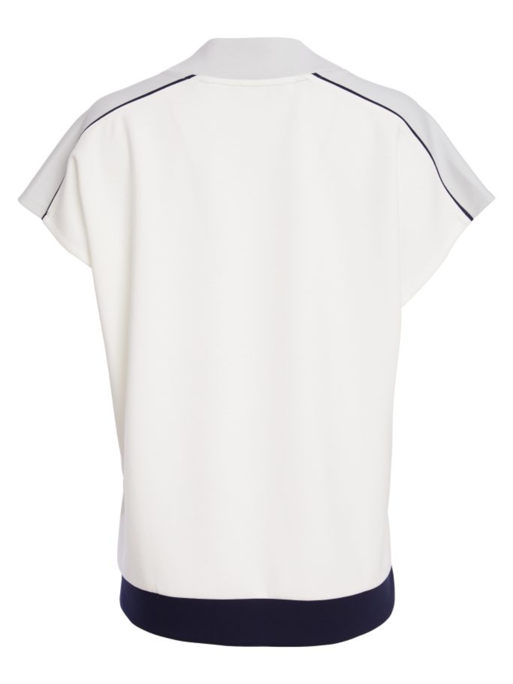 Naya NPA26 249 V-Neck Top with V-neckline, short sleeves, contrast trim and front pocket detail