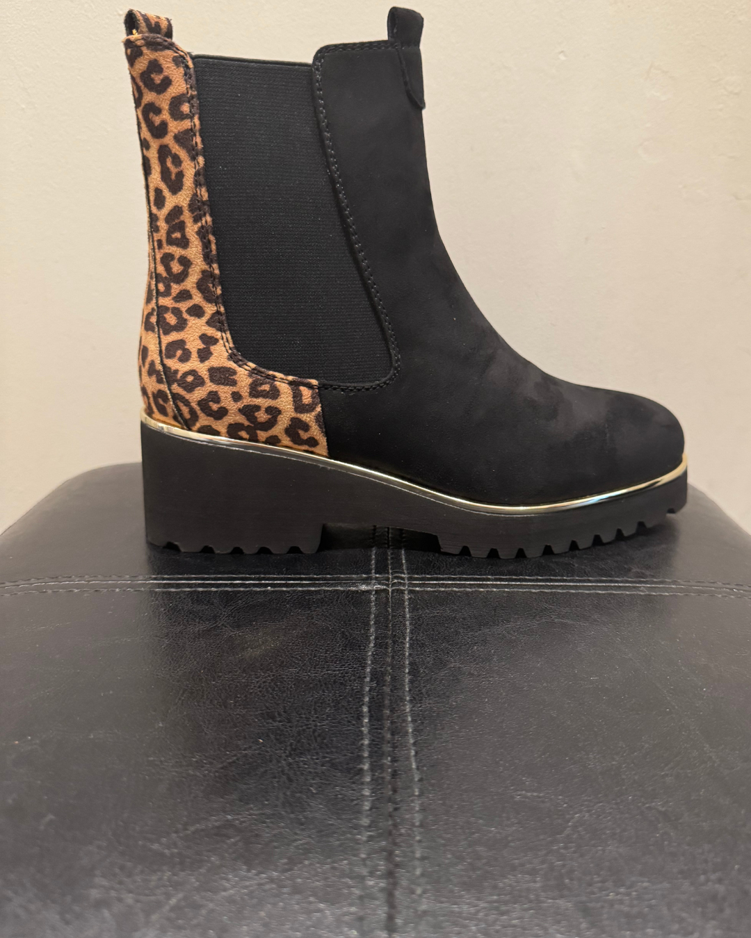 LUNAR - NAKITA BLACK ANKLE BOOT