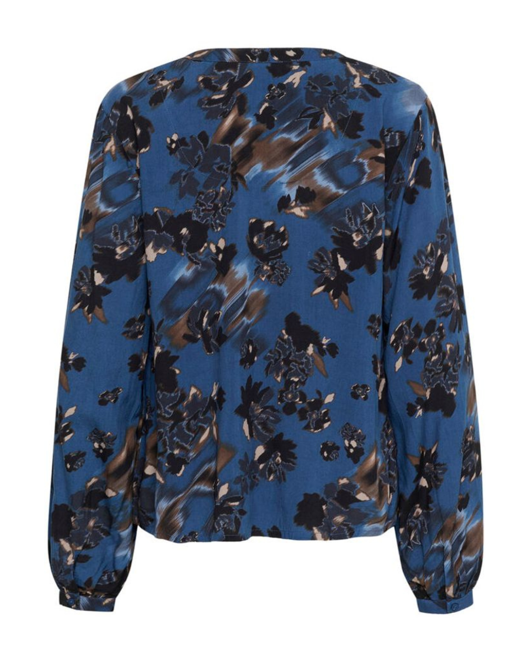 CREAM - TIAH SHIRT - BLUE