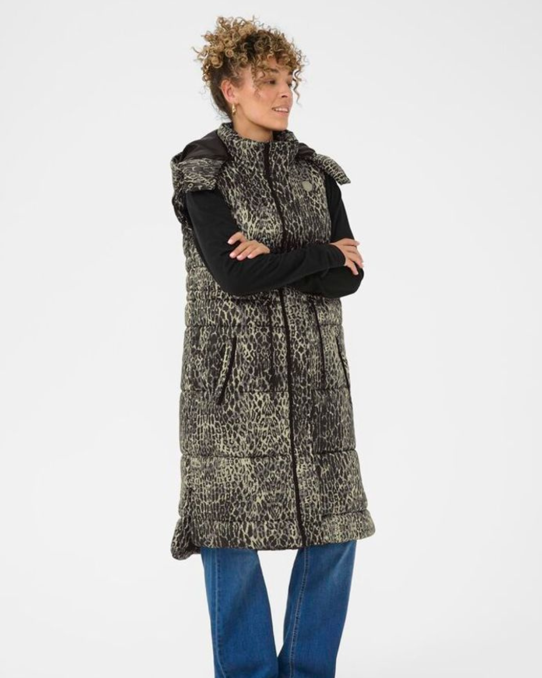 CREAM - GAIAGRO PRINTED VEST