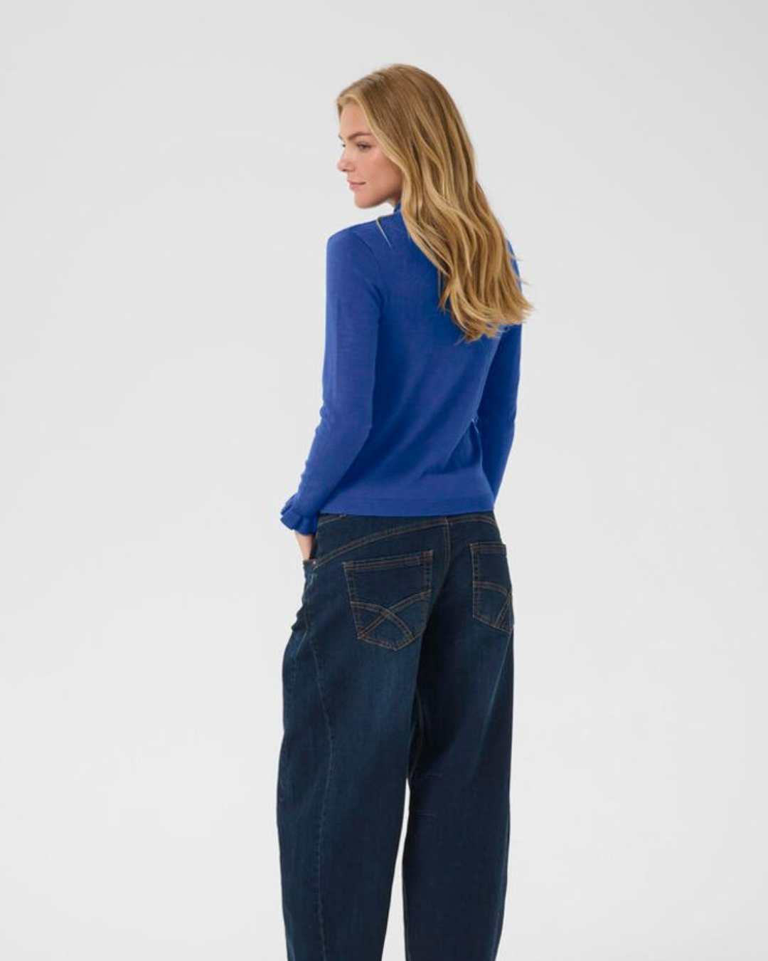 CREAM - VILLEA KNIT BLOUSE