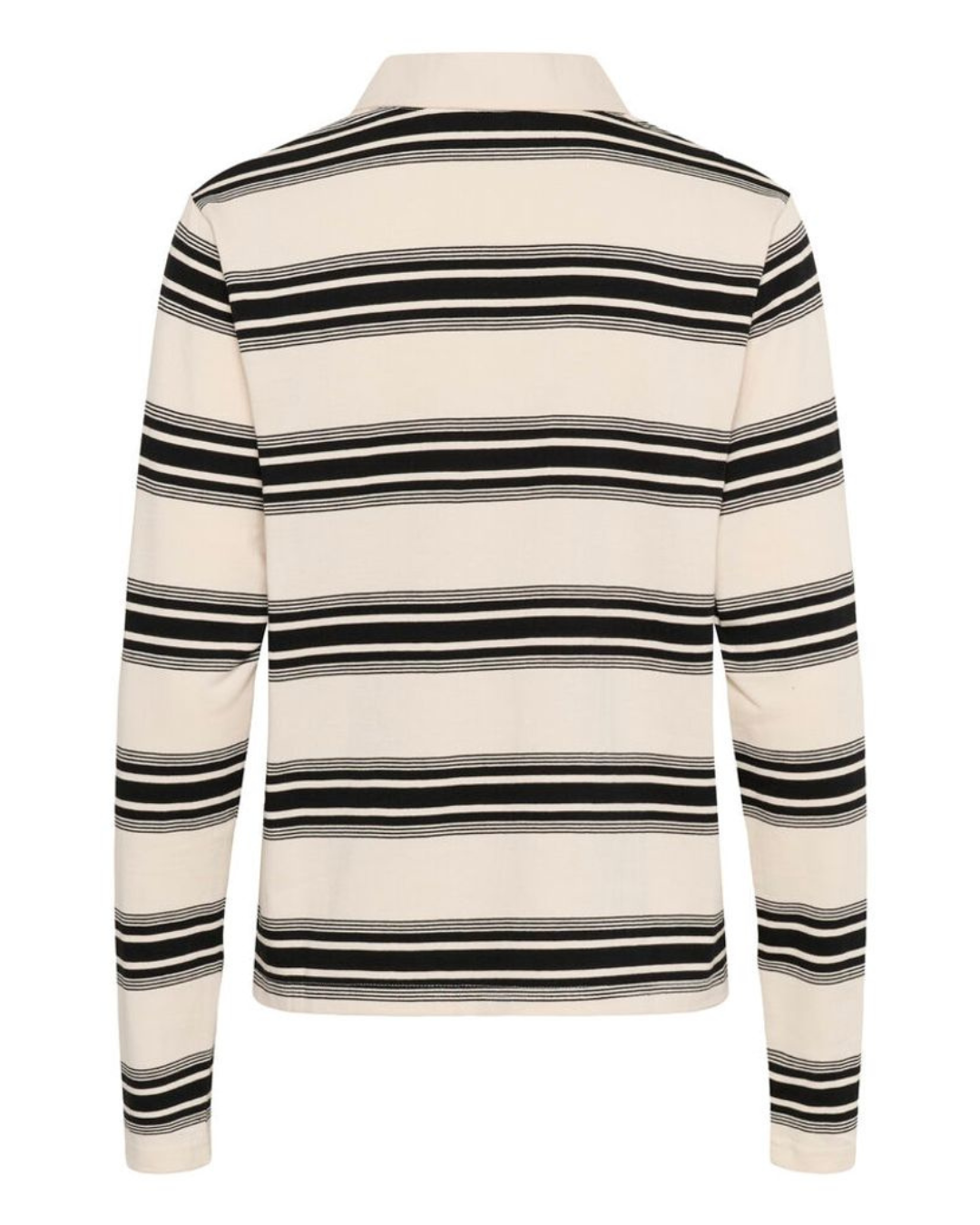 CREAM - CARMELL POLO SWEATSHIRT