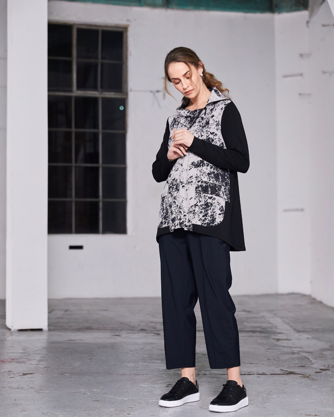 NAYA - NAW25 102 Cuff Trouser / Zip Pocket