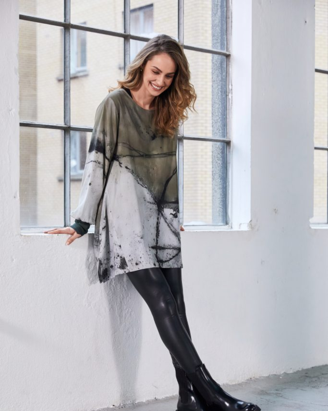 NAYA - NAW25 149 Abstract Print Top