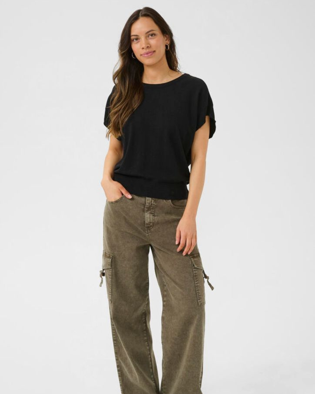 CREAM - DELA KNIT TOP