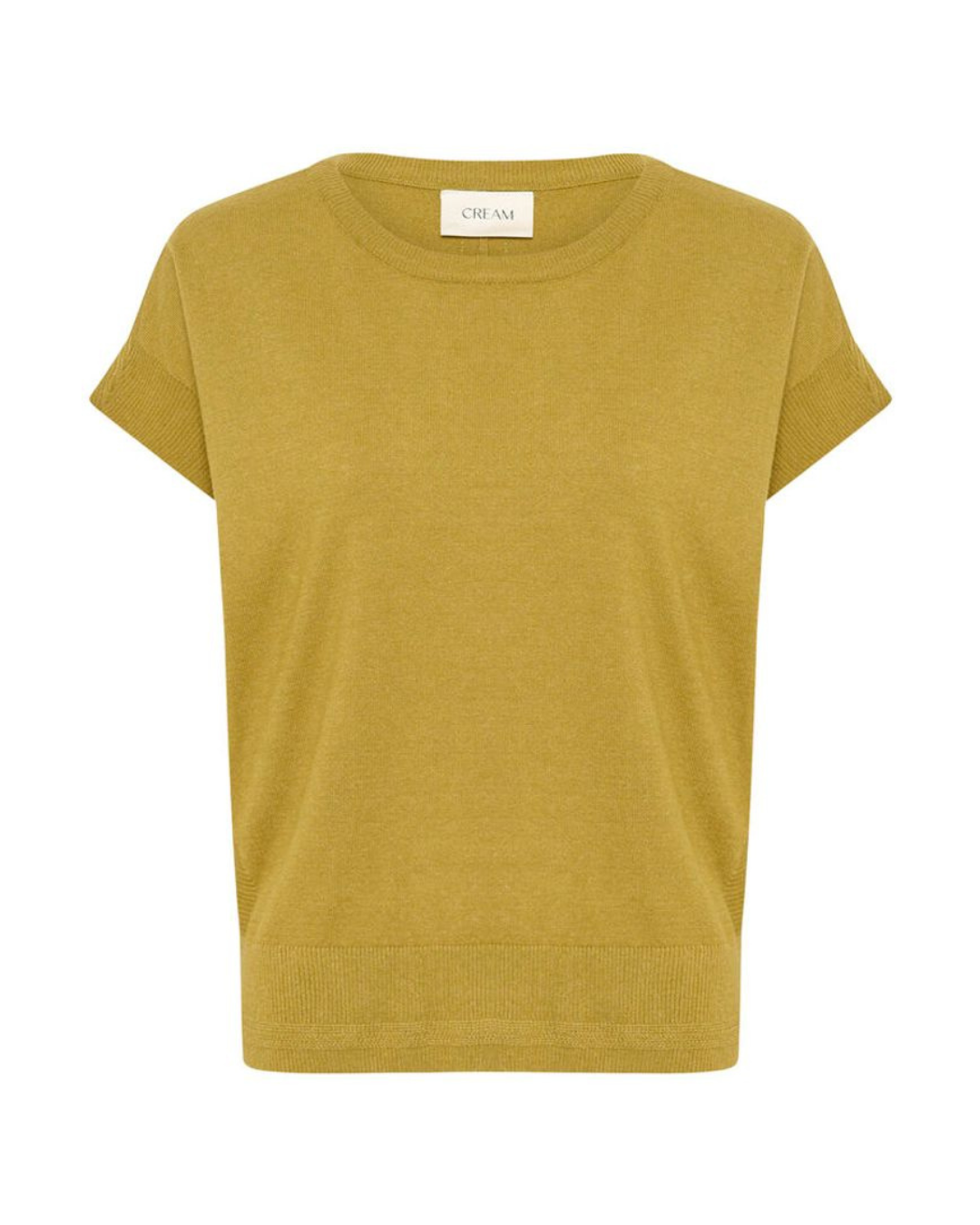 CREAM - DELA KNIT TOP