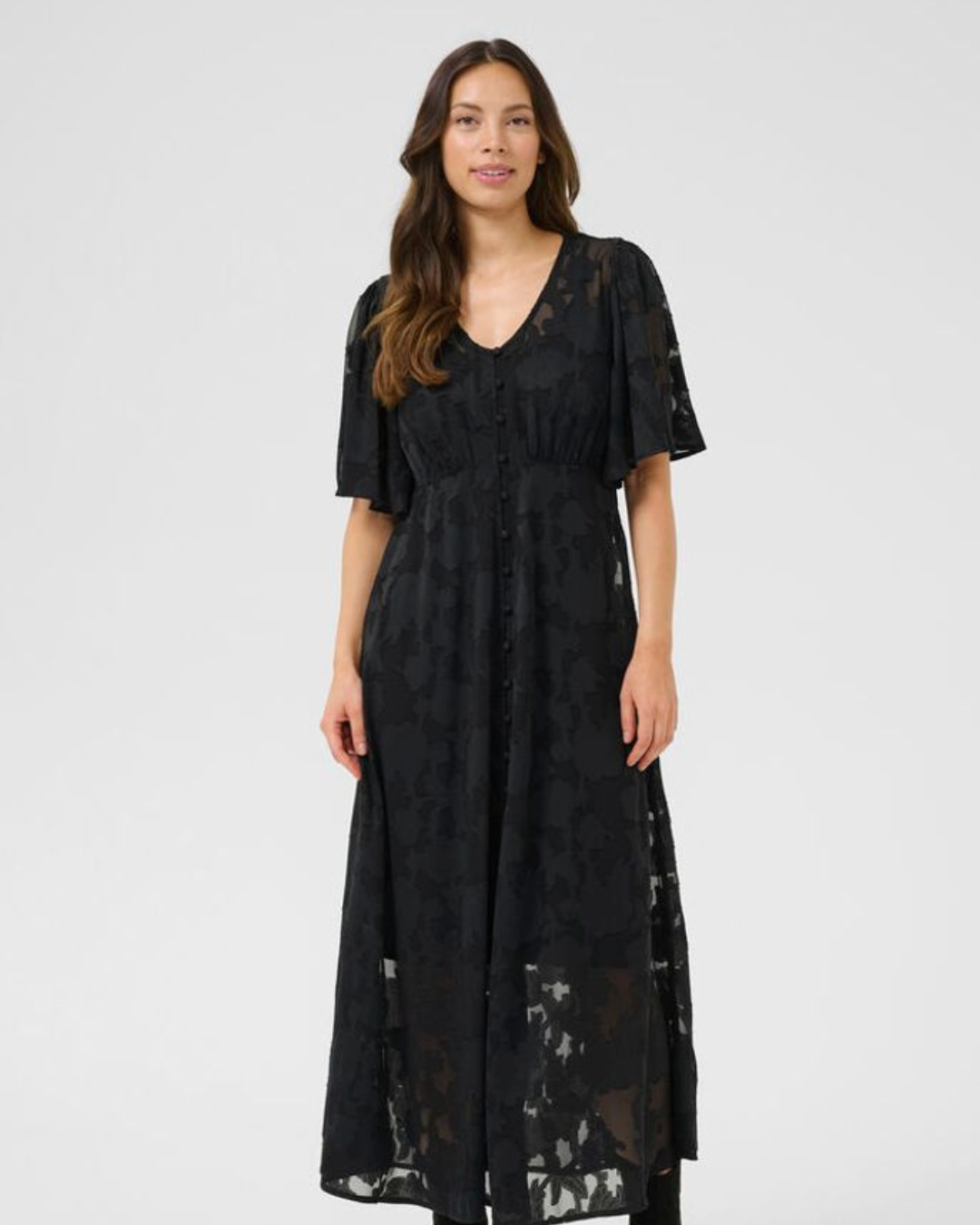 CREAM - CHERY FLOWER DRESS