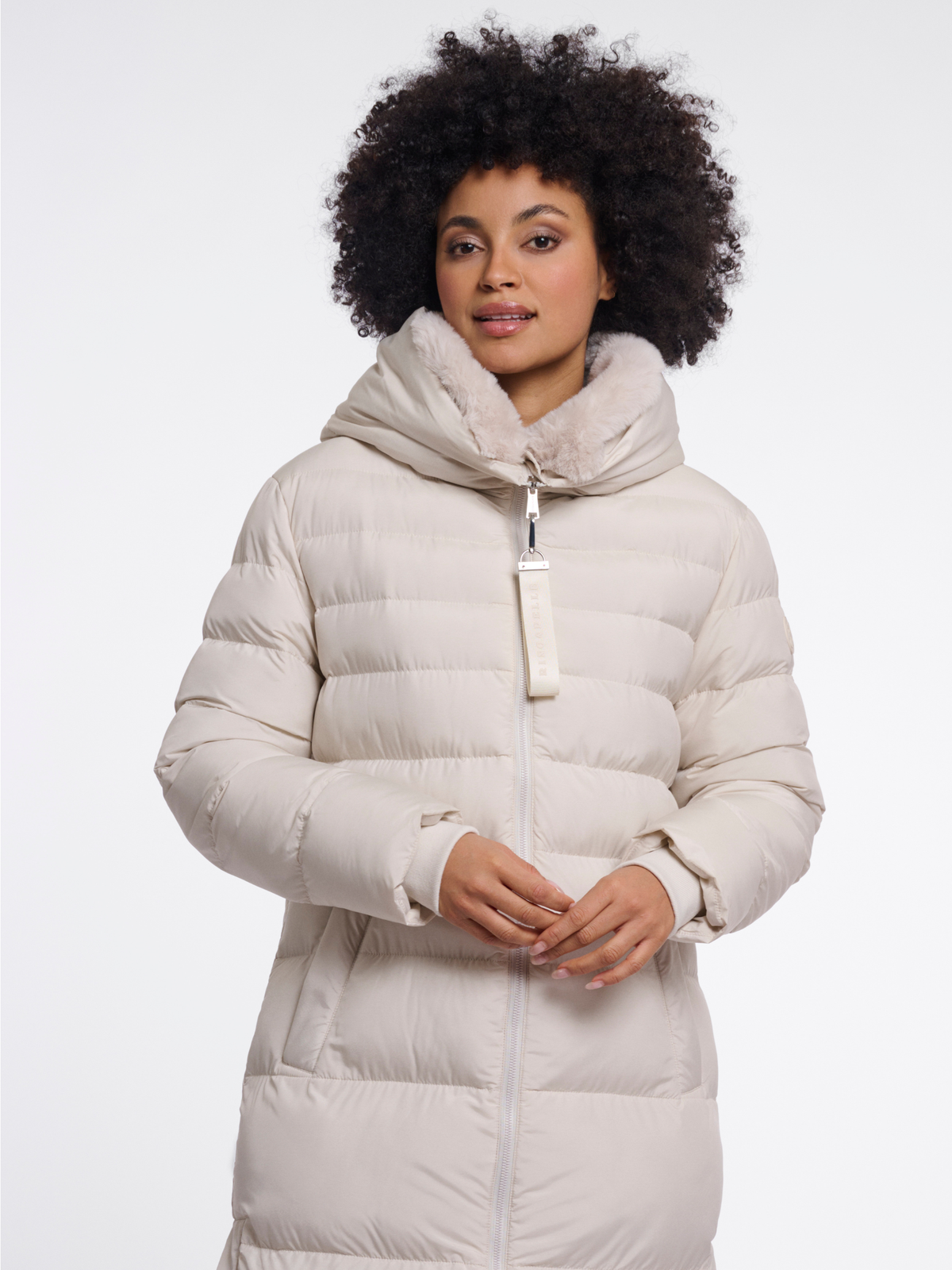 Rino & Pelle Hudson Padded Coat long padded coat with hood, zip fastening and practical pockets