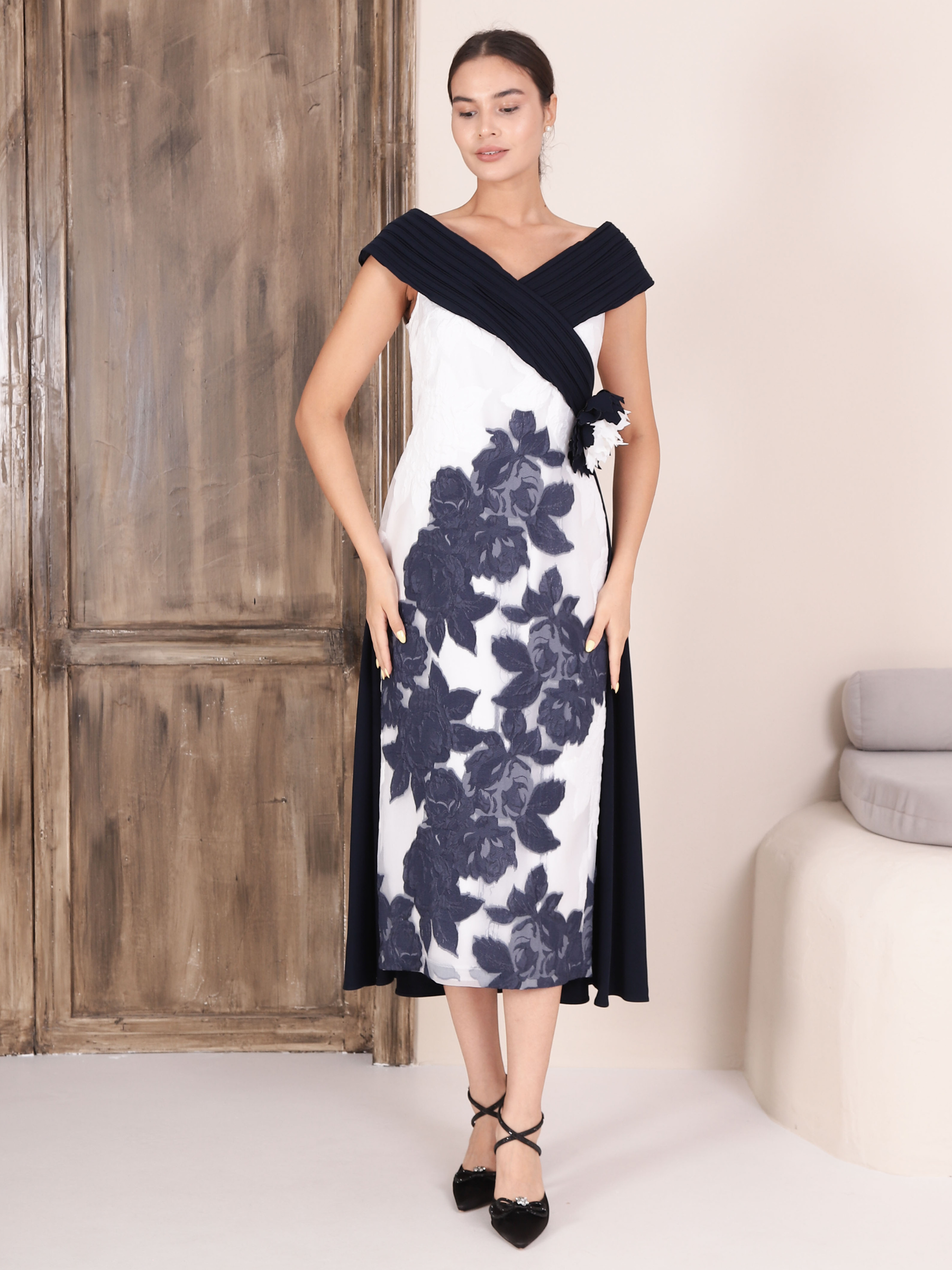 Lizabella 2348 - 02 Navy Dress