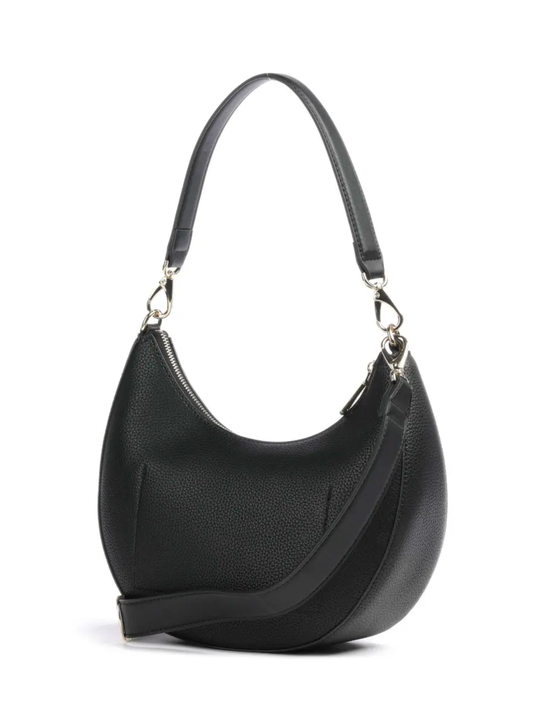 Valentino Alexia hobo bag designer shoulder bag with detachable Valentino logo strap and curved silhouette.