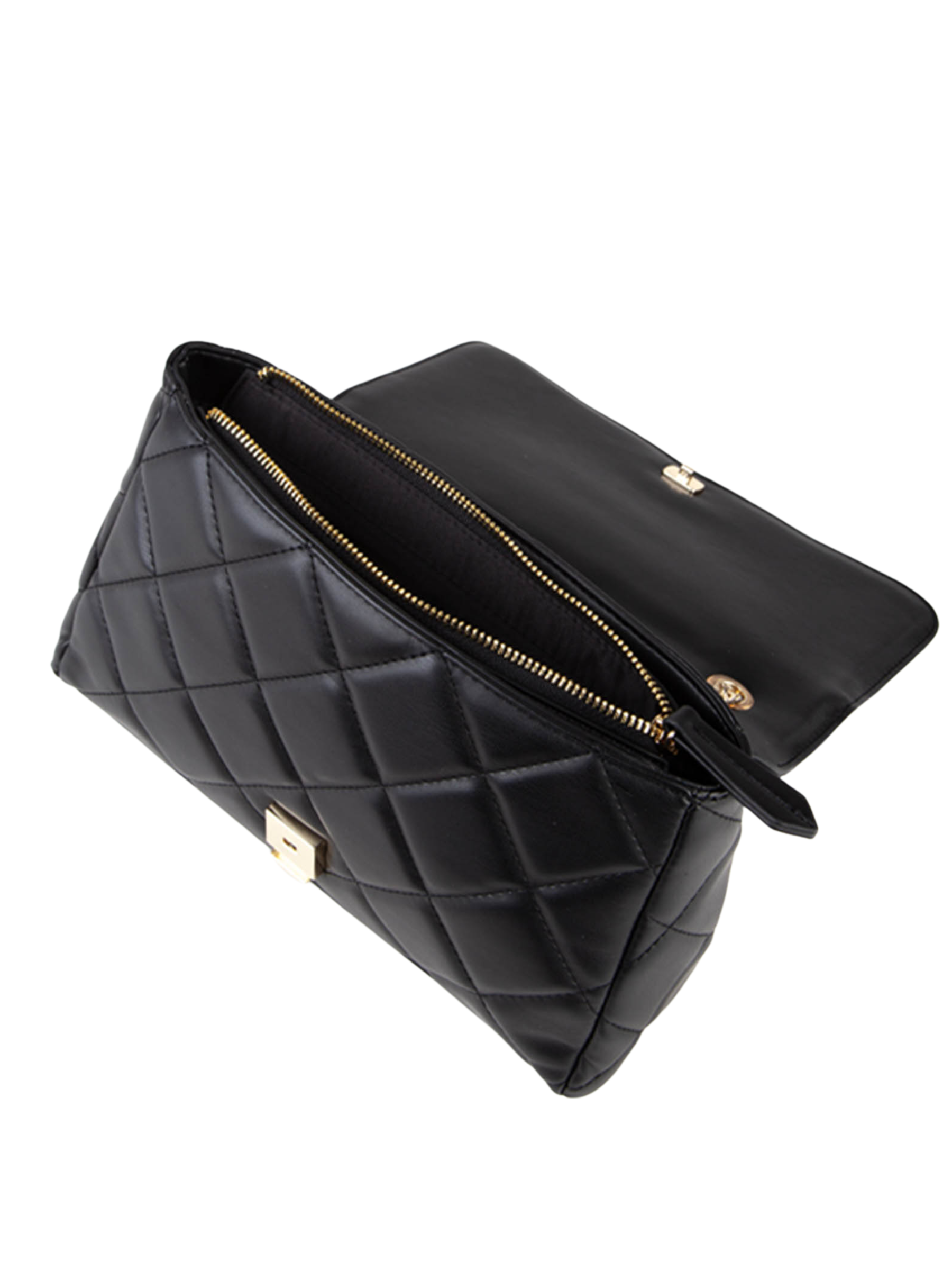 Valentino Ocarina Flap Bag with quilted finish, chain shoulder strap, flap closure and zipped inner compartment