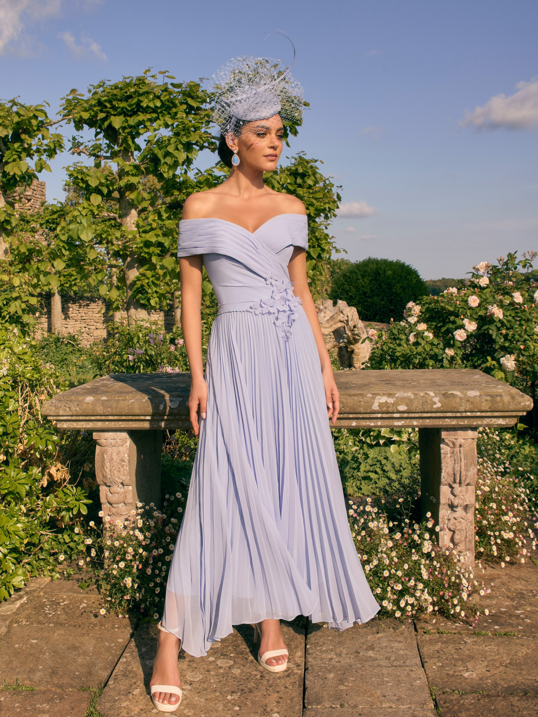 Veni Infantino 992779 Powder Blue Dress
