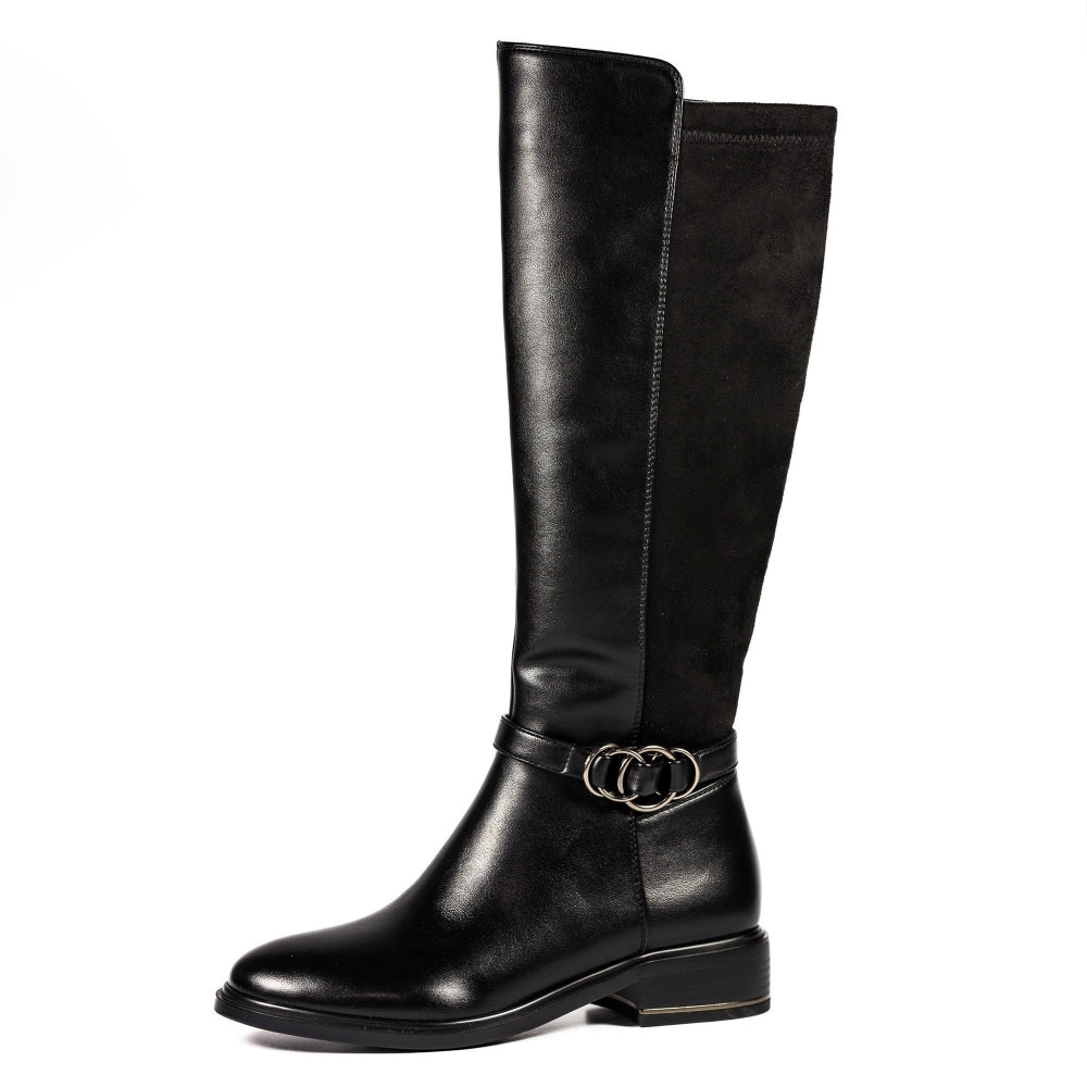 LUNAR - CORBY BLACK LONG BOOT